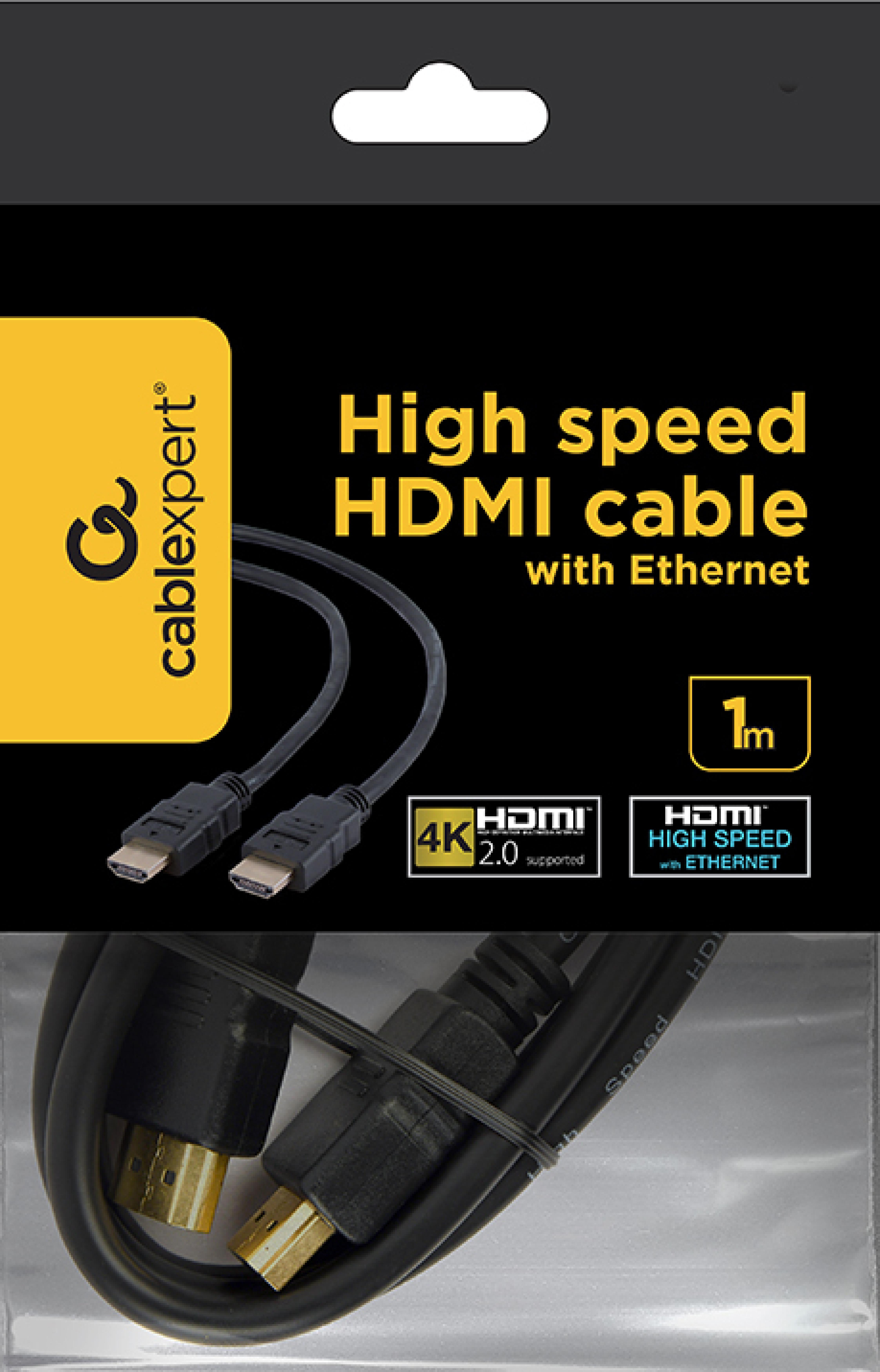 gembird HDMI-Kabel High-Speed maennlich-maennlich 1.0m
