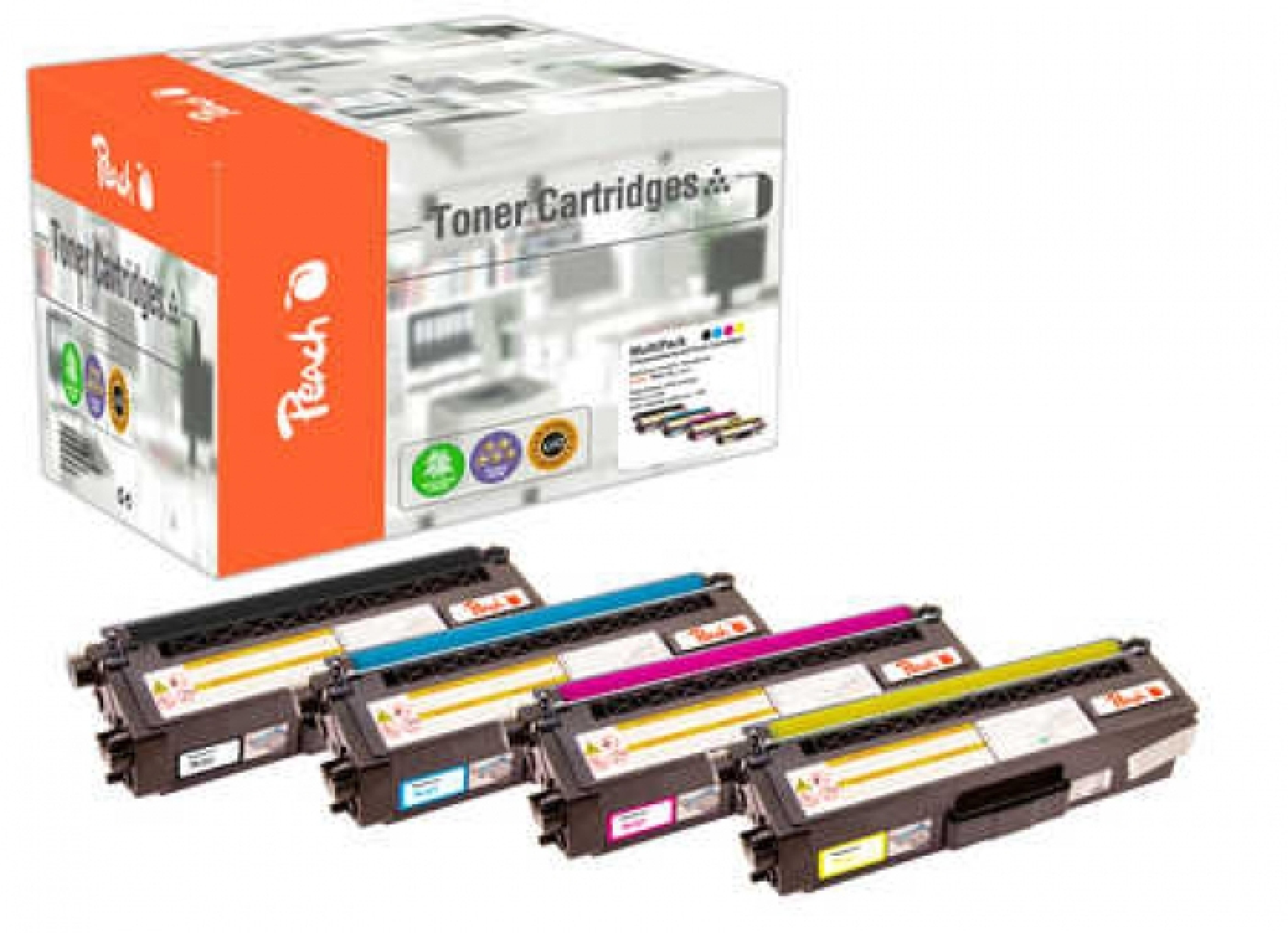 Peach Toner Brother TN-321 HL-8250/8350 MultiPack bk,c,m,y remanufactu