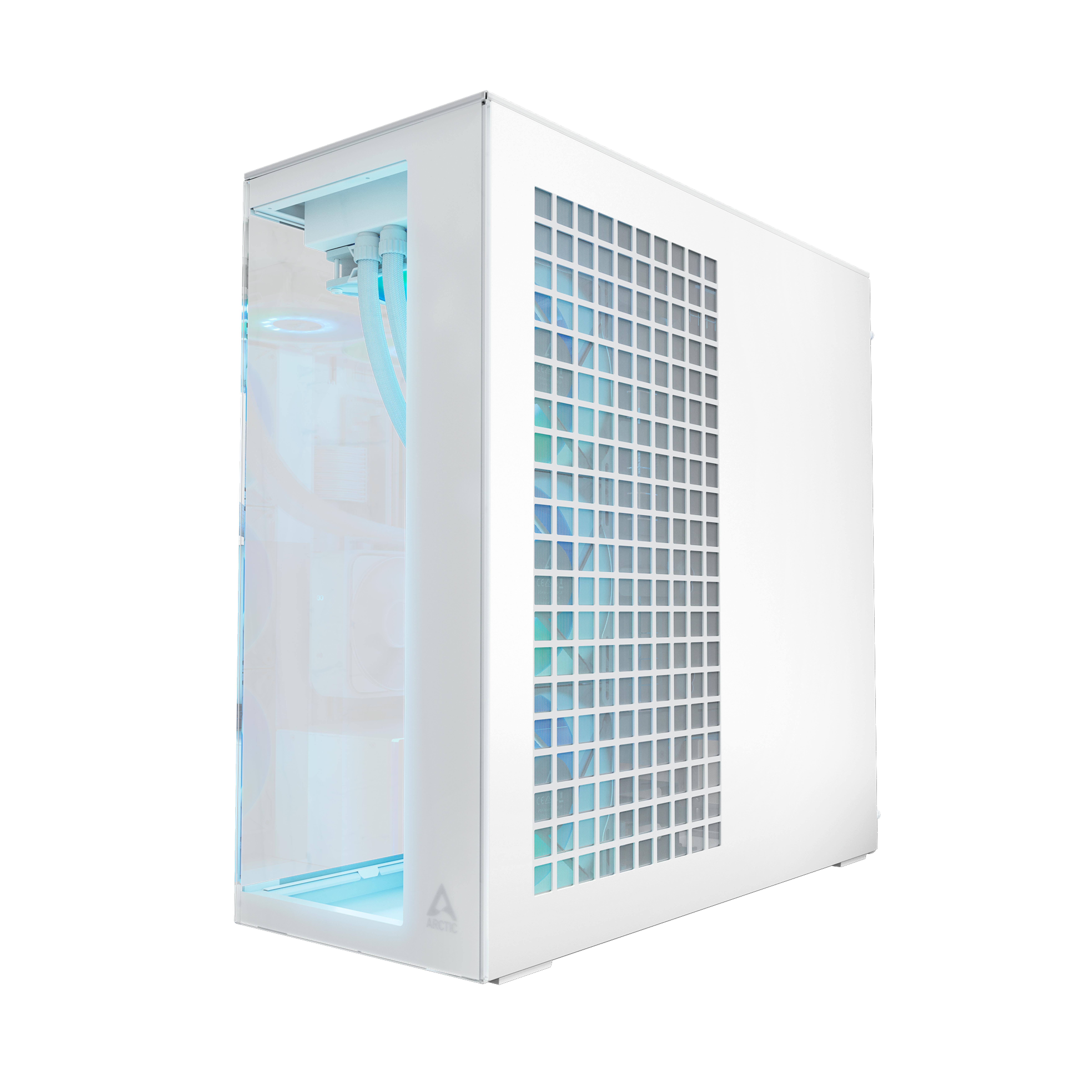 ARCTIC Geh Xtender White with GPU vertical mount