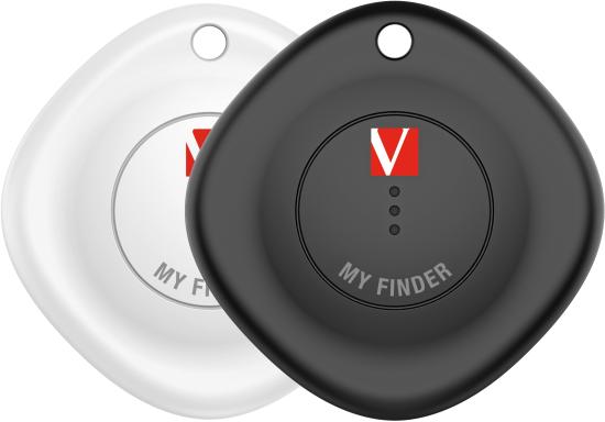 VERBATIM MYF-02 Bluetooth Item Finder 2er Pack, Black/White