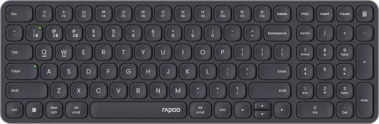 RAPOO E9310M.DE.DarkGrey Multi-Mode Wireless Keyboard