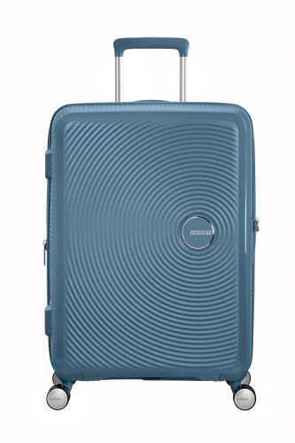 AMERICAN TOURISTER Soundbox Spinner 55/20 TSA Expandable Stone Blue AMERICAN TOURISTER Soundbox Spinner 55/20 TSA Expandable Stone Blue