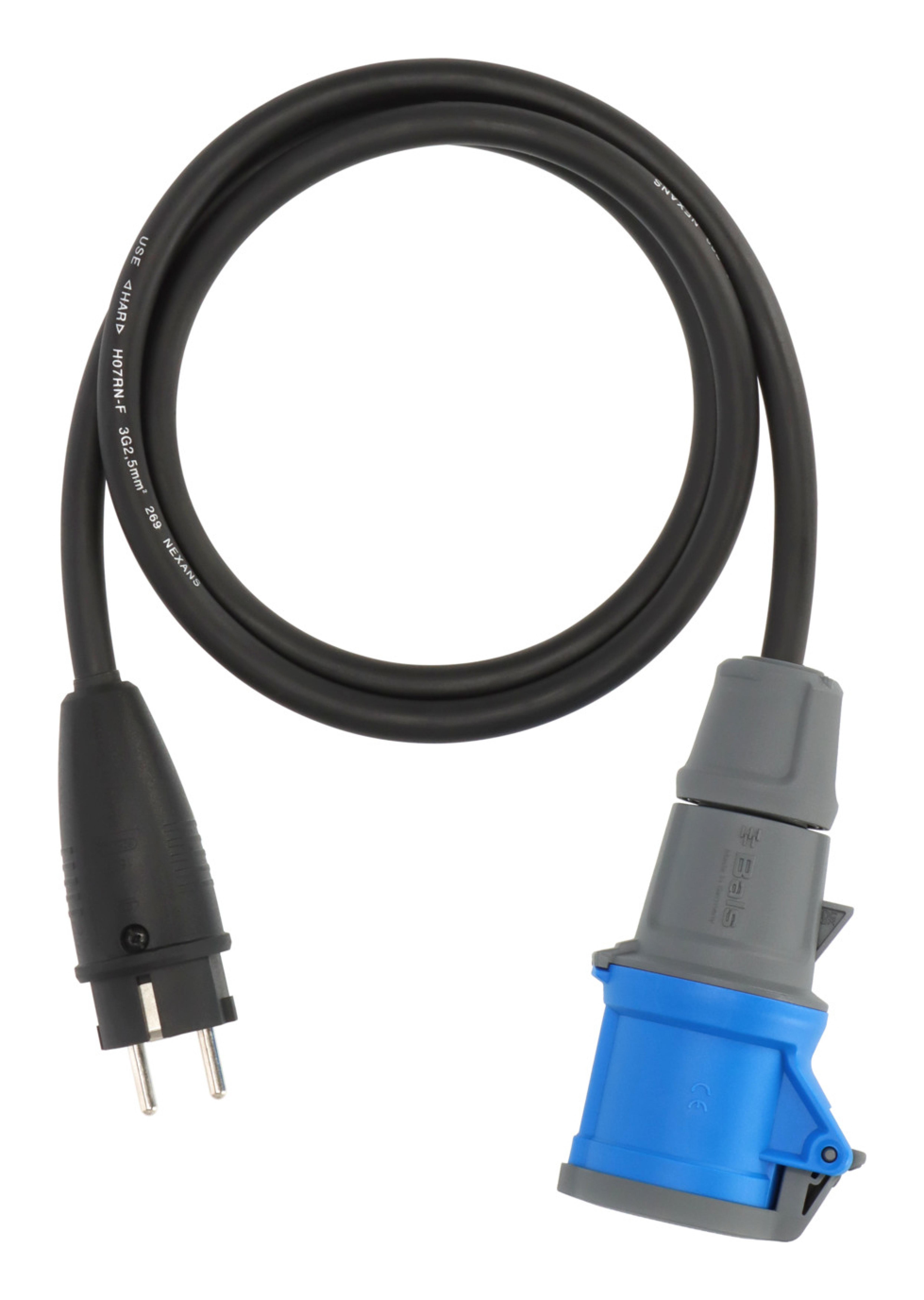 Brennenstuhl Adapter Leitung 1,5m Schuko/Kupplung schwarz