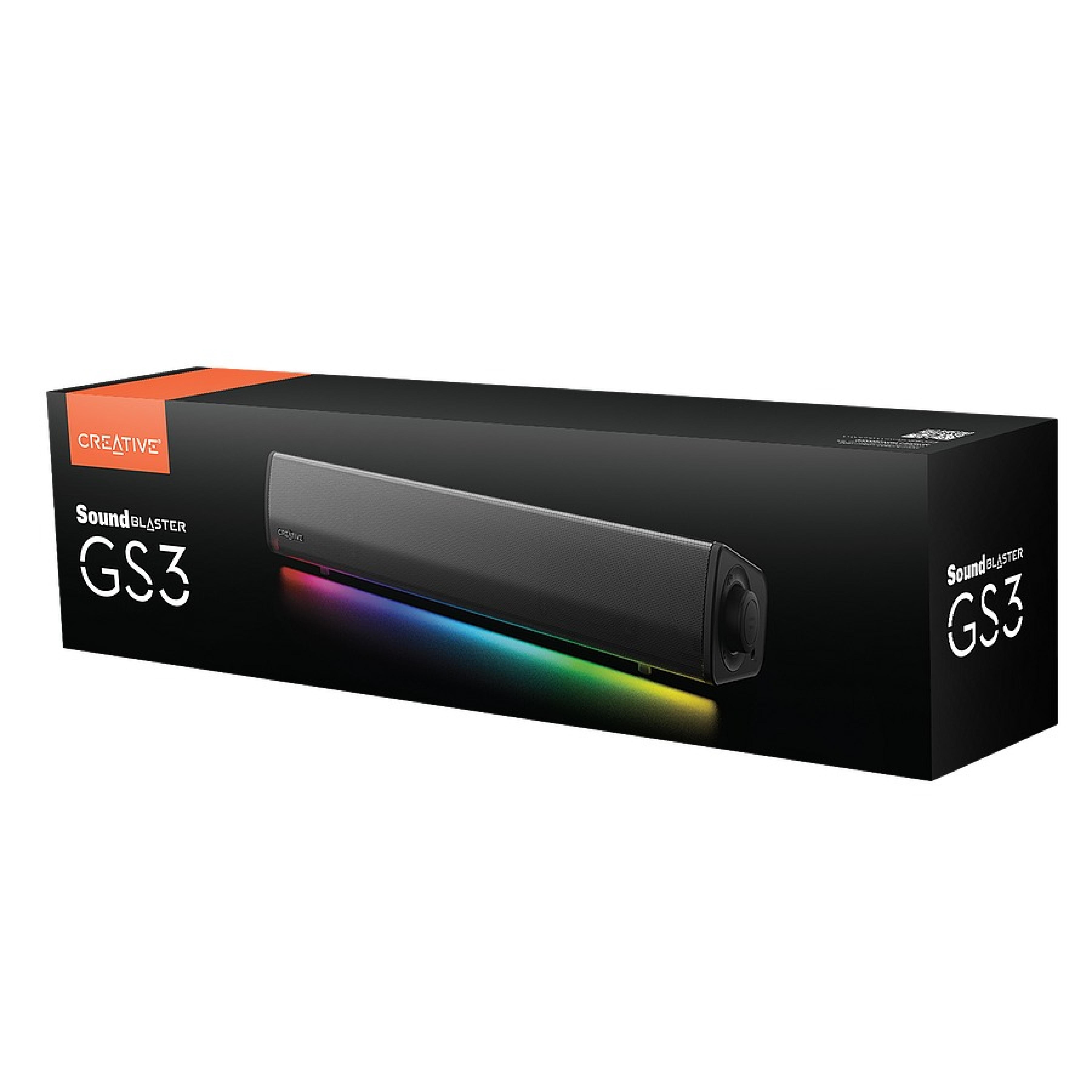 CREATIVE Sound Blaster GS3 Soundbar, Bluetooth 5.4, USB Audio, schwarz