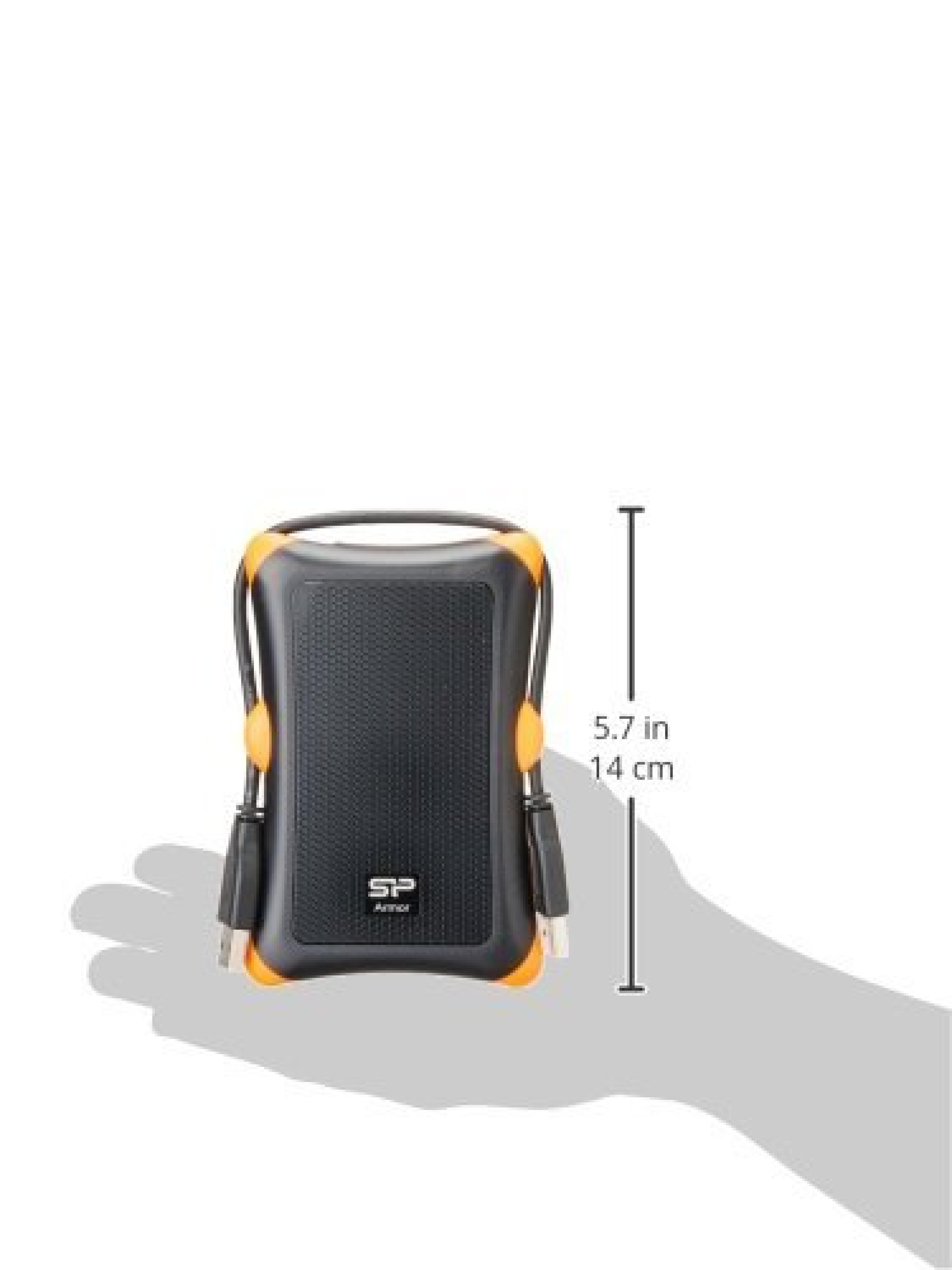 Silicon Power Festplatte 6.3cm 1TB USB3.0 A30Anti-shock Blac extern re