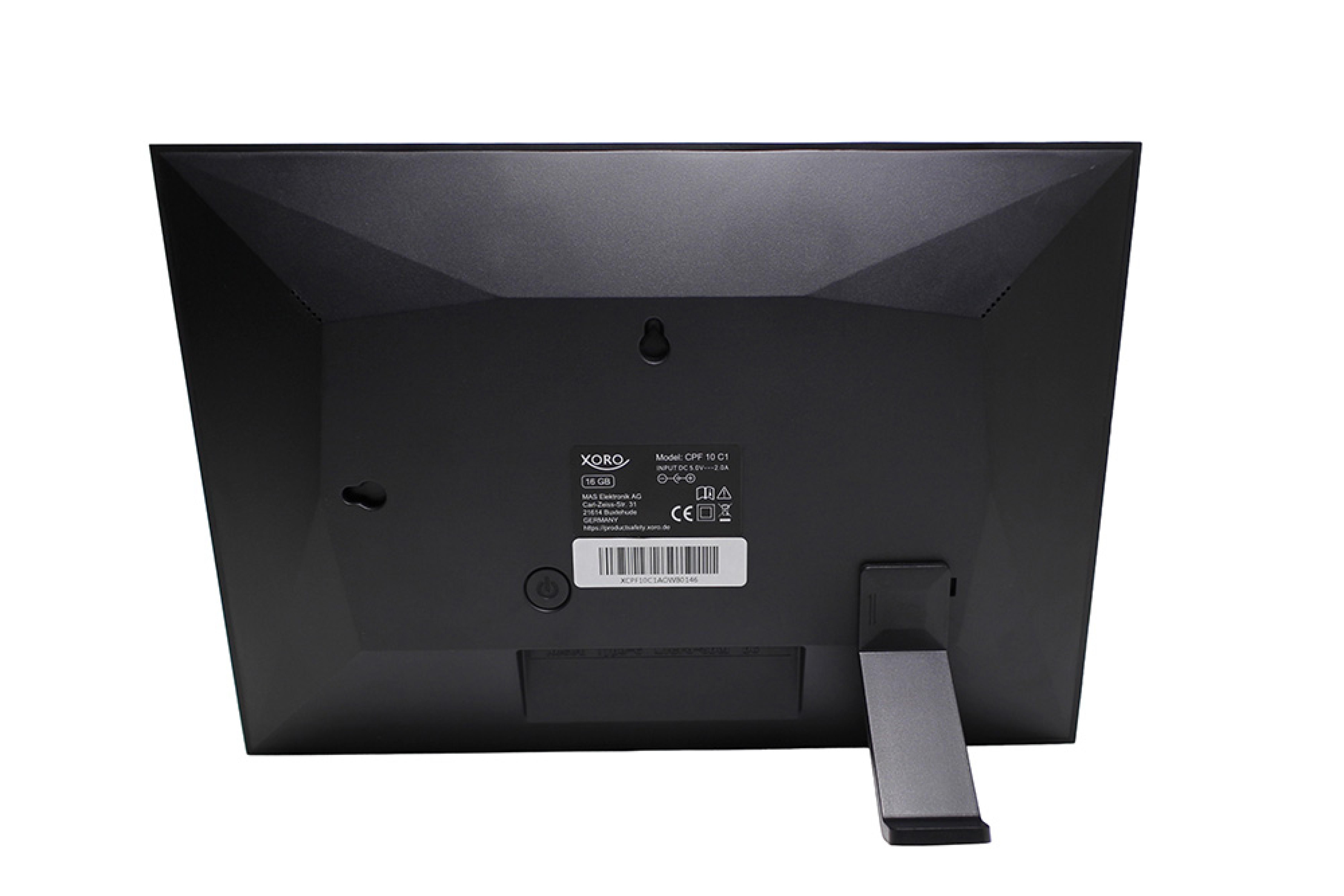Xoro Digitaler Bilderrahmen 10,1 Zoll WLAN Touch Schwarz