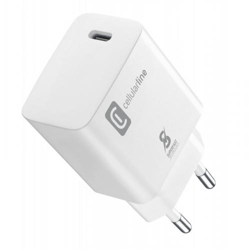 CELLULARLINE Usb-C Charger 25W Small White