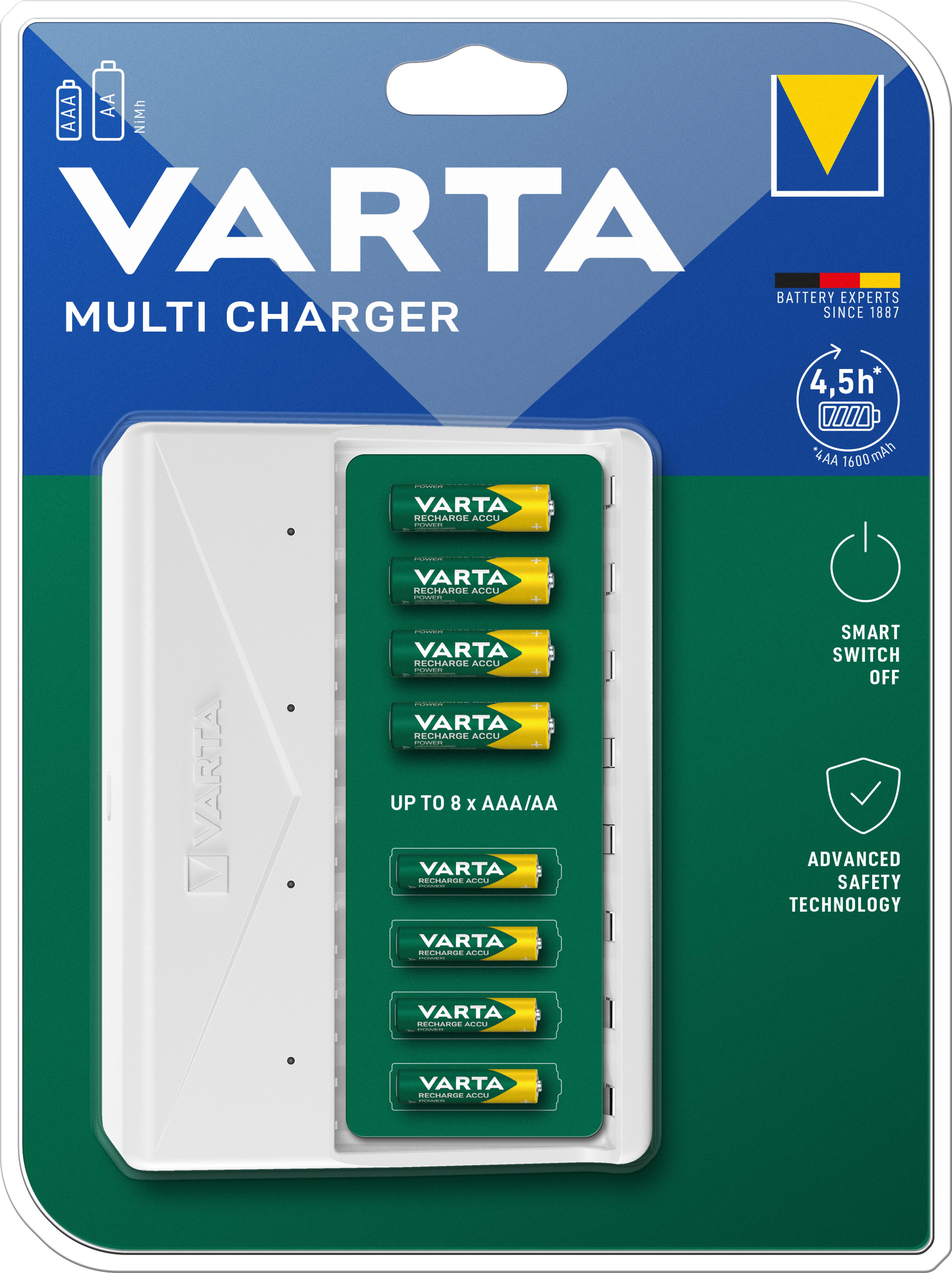 Varta Ladegeraet Multi Charger NEW