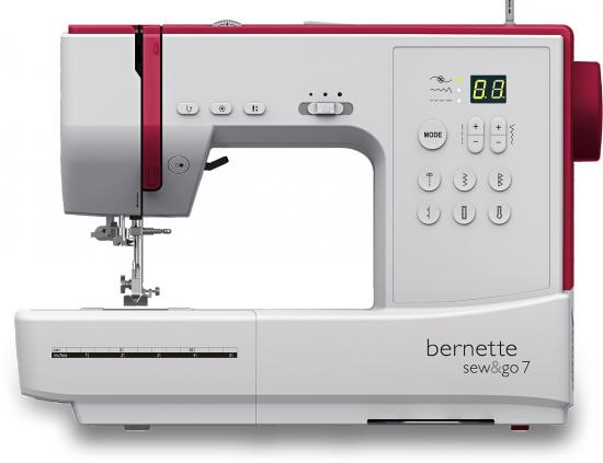 BERNETTE Nähmaschine sew&go 7, computergesteuert