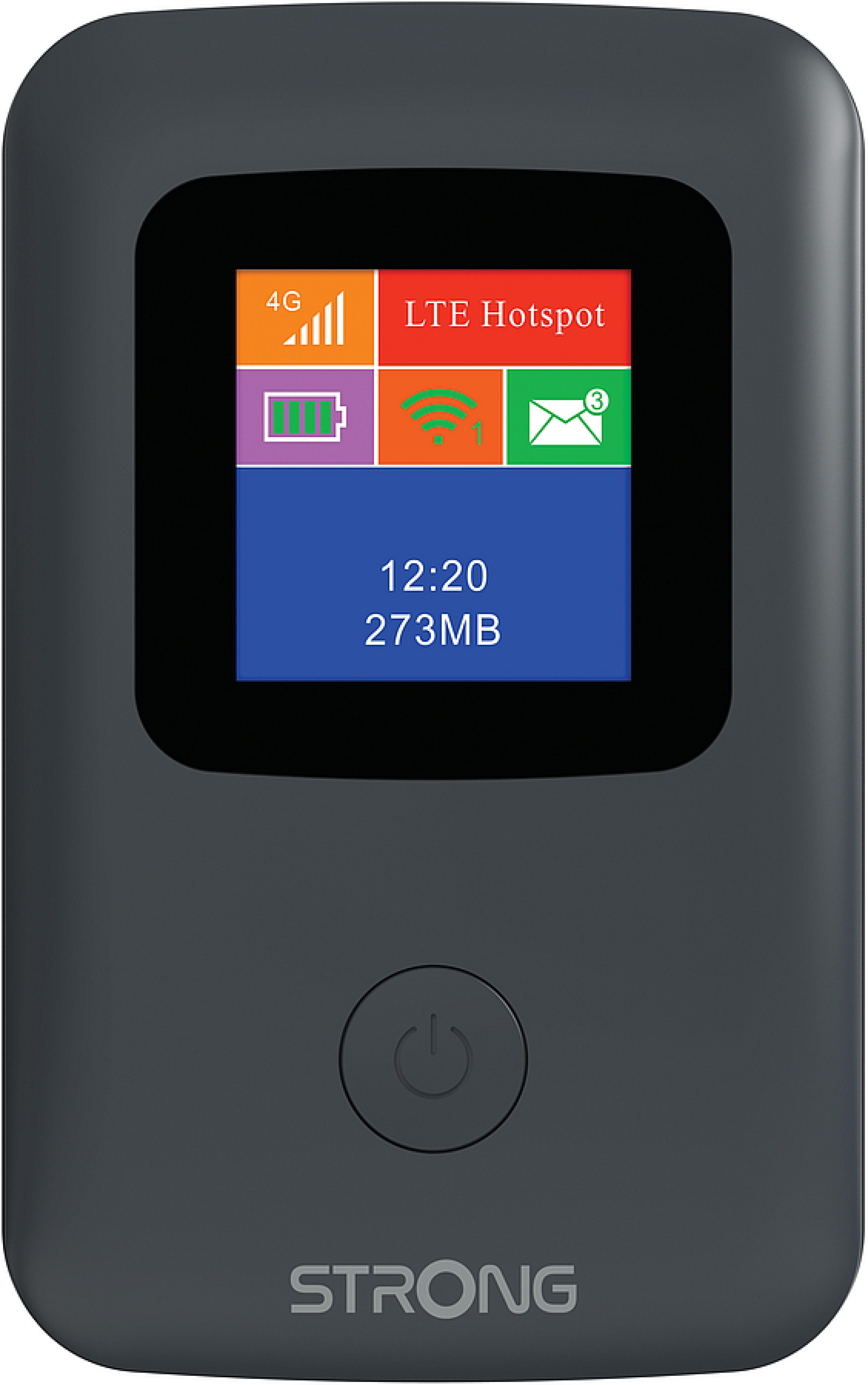 STRONG 4G LTE Router, mobiler Hotspot, LTE bis 150 Mbit/s, WLAN bis 300 Mbit/s, Display