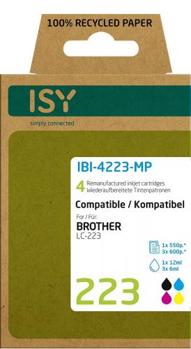 ISY Multipack 4 Brother LC223 (BK/C/M/Y)