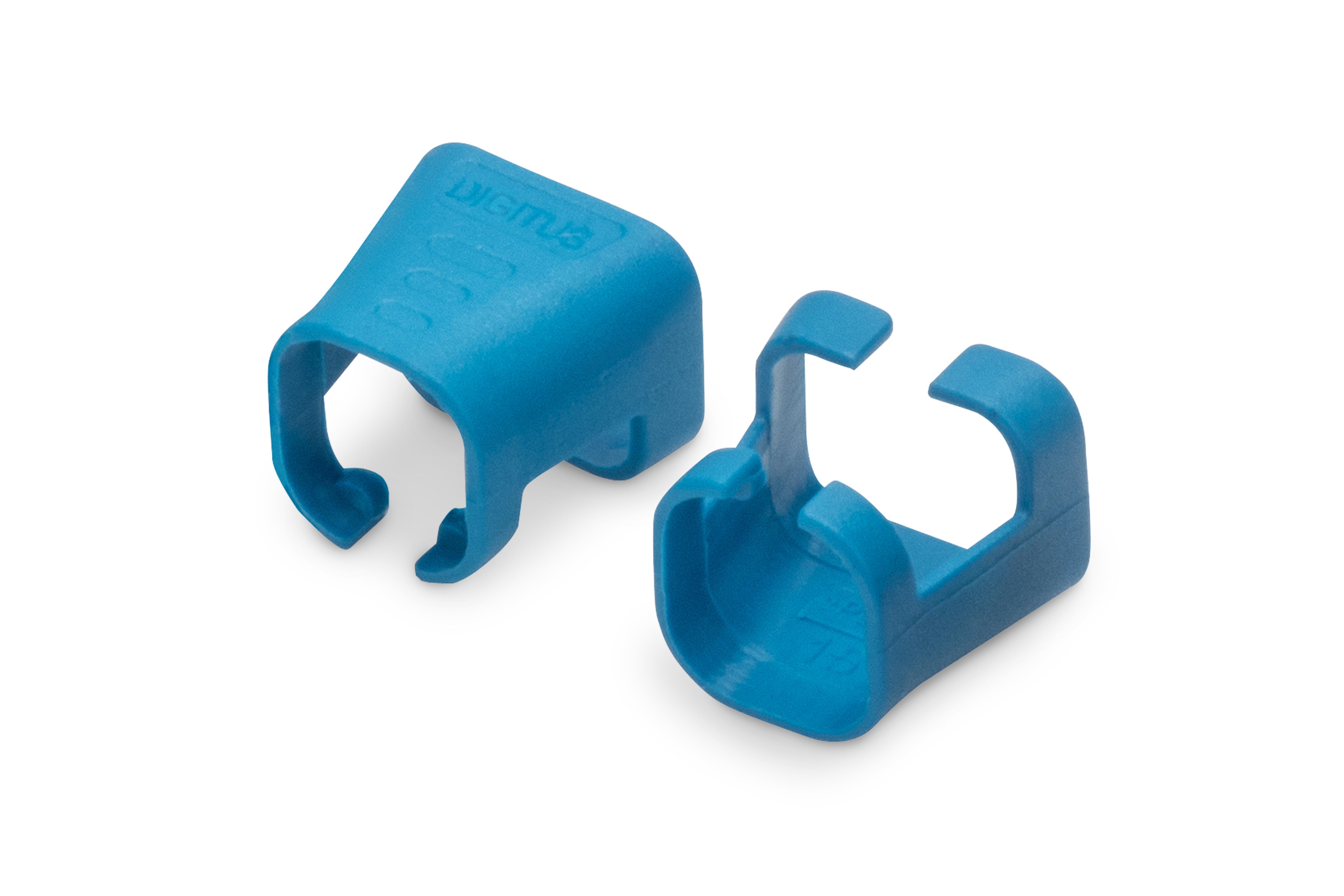 DIGITUS Farbclips fuer Patchkabel RJ45 100 Stueck blau