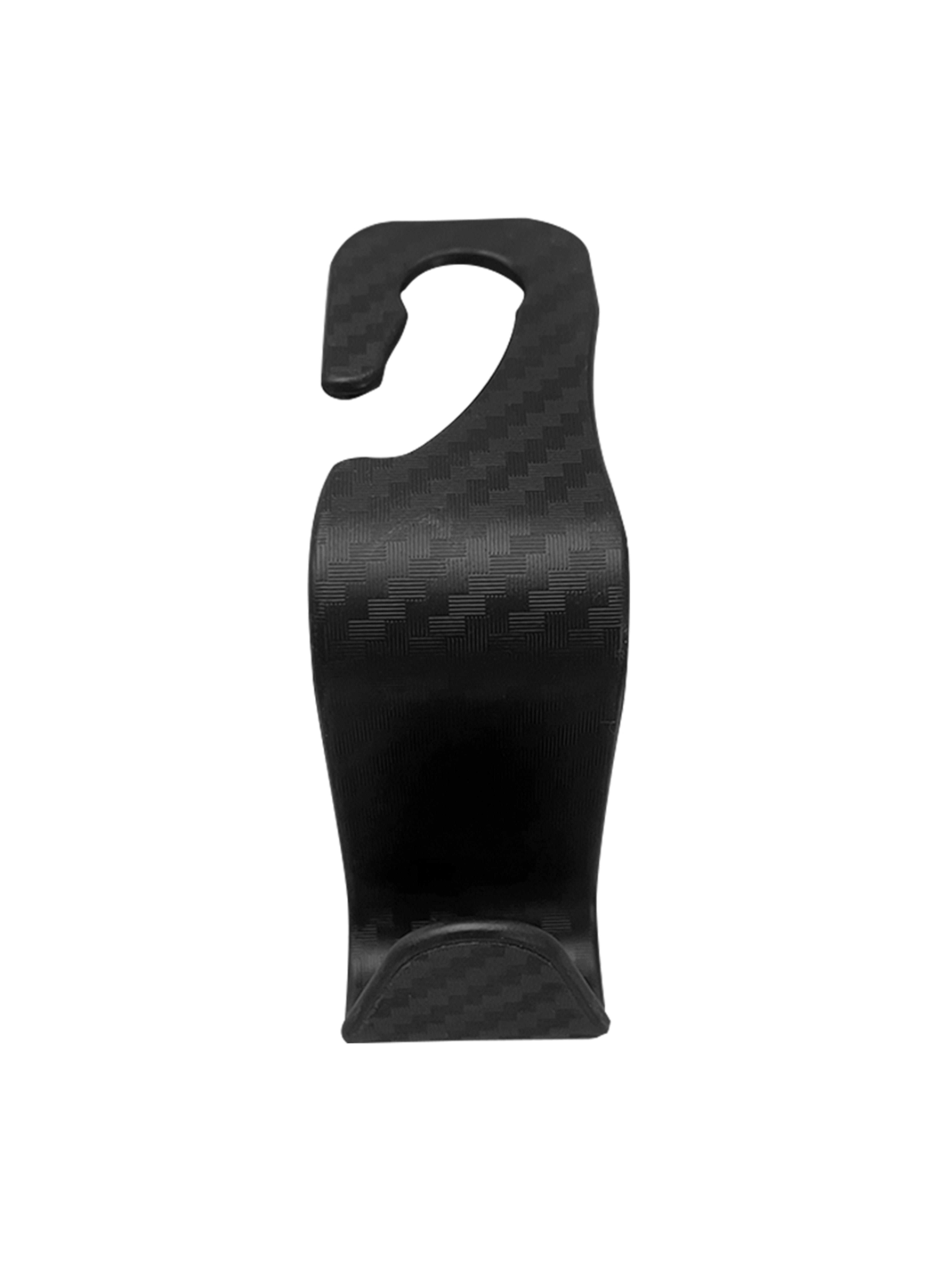 2GO Haken fuer KFZ-Kopfstuetze 2er Set Carbon Optik
