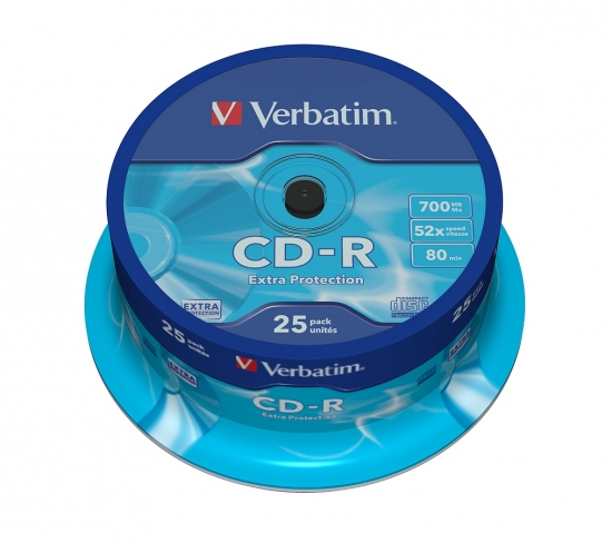 VERBATIM CD-R 700MB 52x 25er Spindel