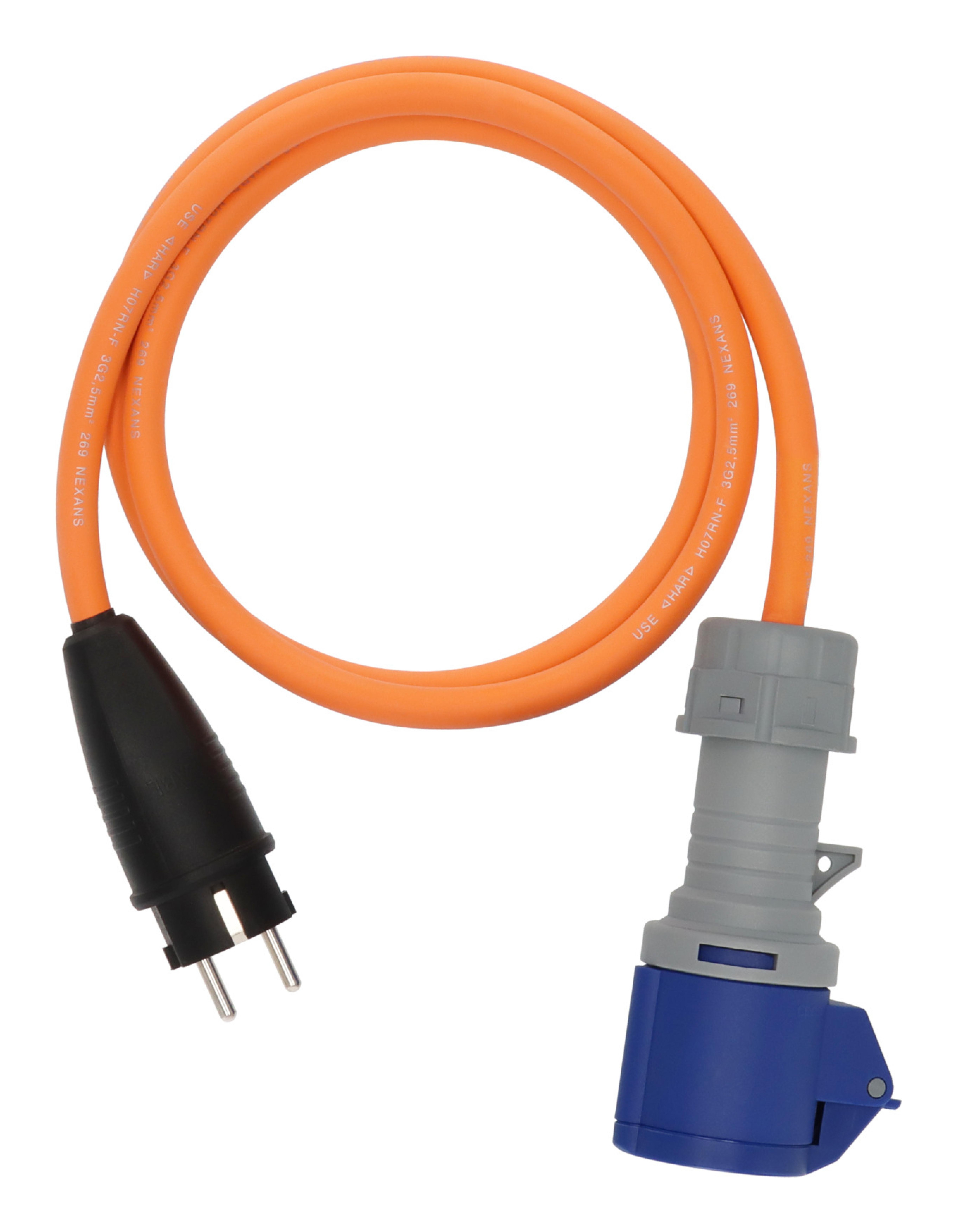 Brennenstuhl Adapter 1,5m Schuko / CEE Kupplung Ber.Anzeige