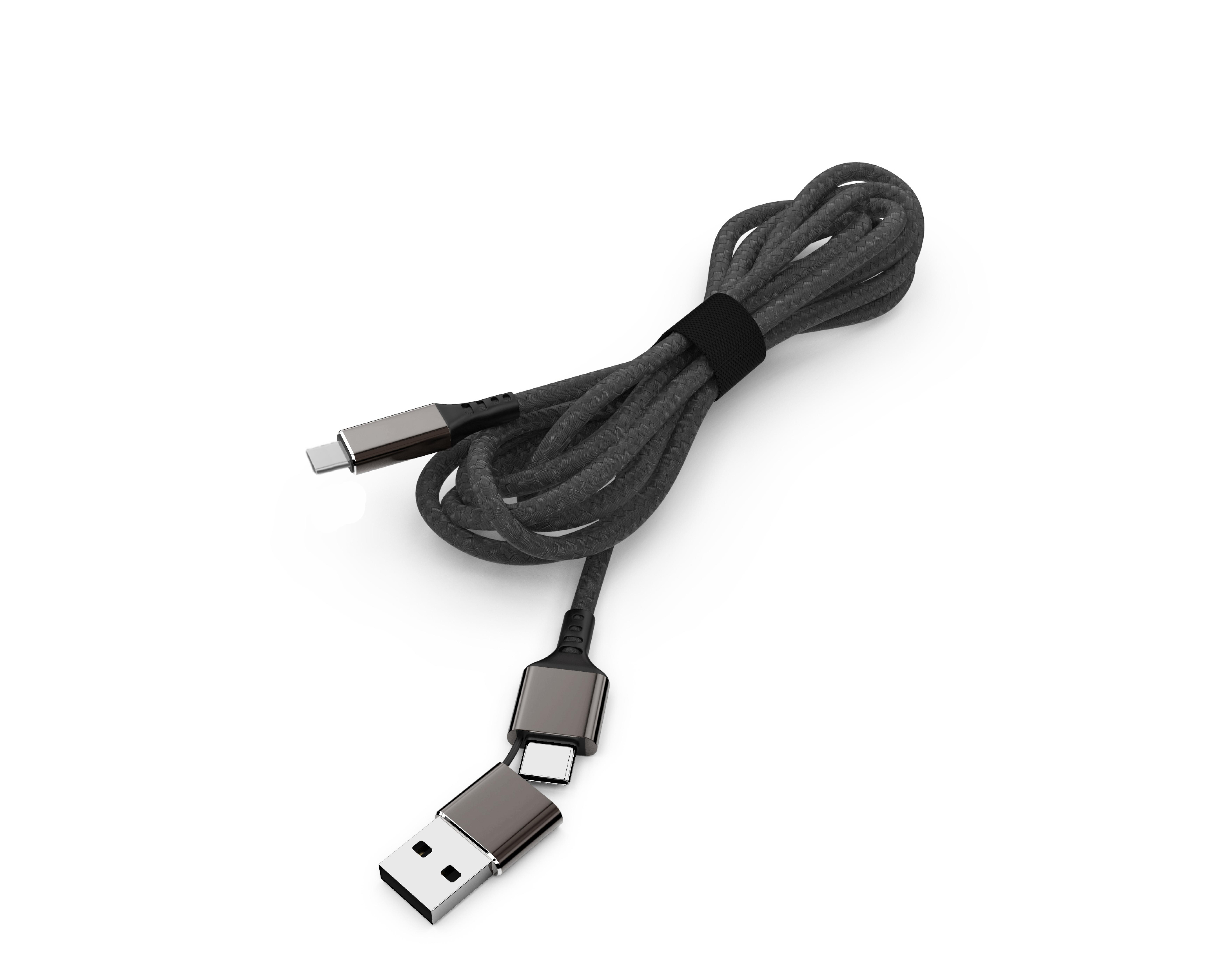 smrter SPEEDY Daten-& Ladekabel, Typ USB-C, 100cm, black retail