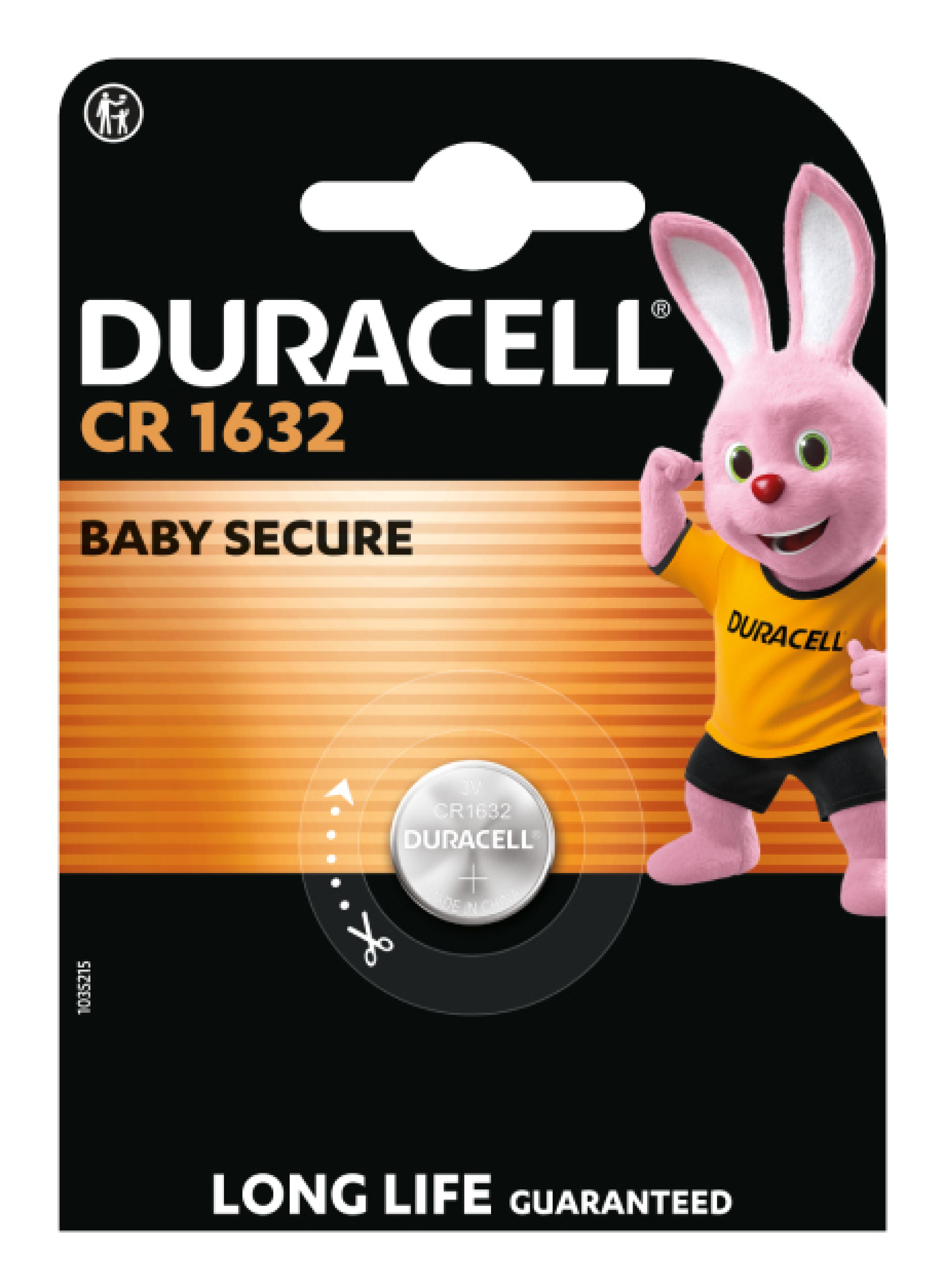 Duracell Batterie Knopfzelle CR1632 3.0V Lithium 1St.