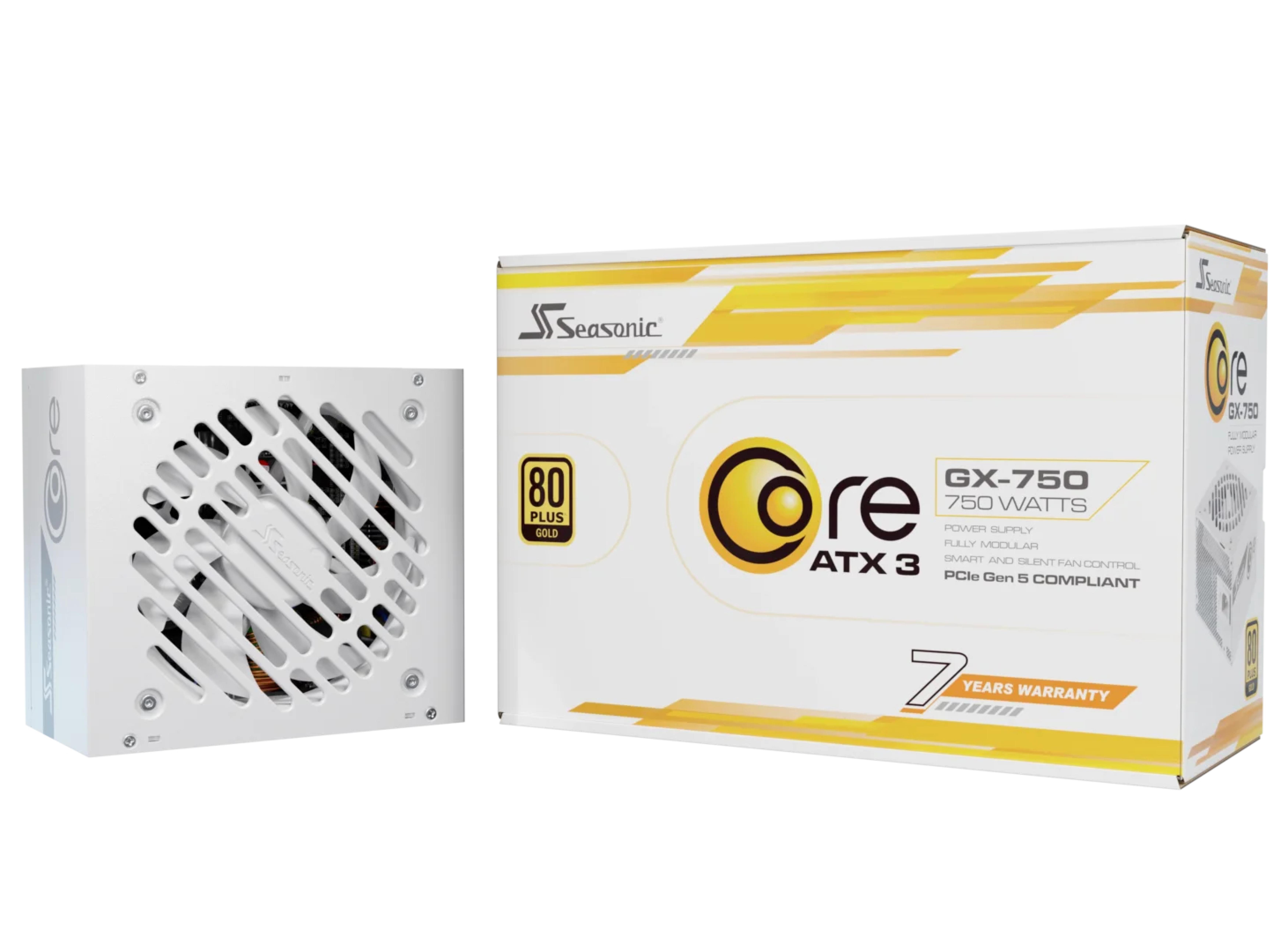Seasonic Netzteil 750W Core GX-750 Modular ATX3.1 WHITE