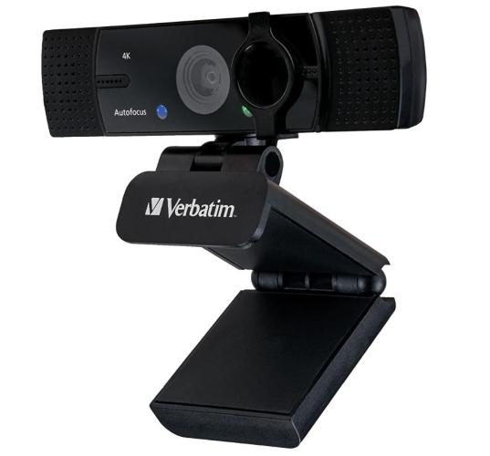 4K Webcam mit Autofokus von Verbatim Verbatim 4K Webcam mit Autofokus und Halterung