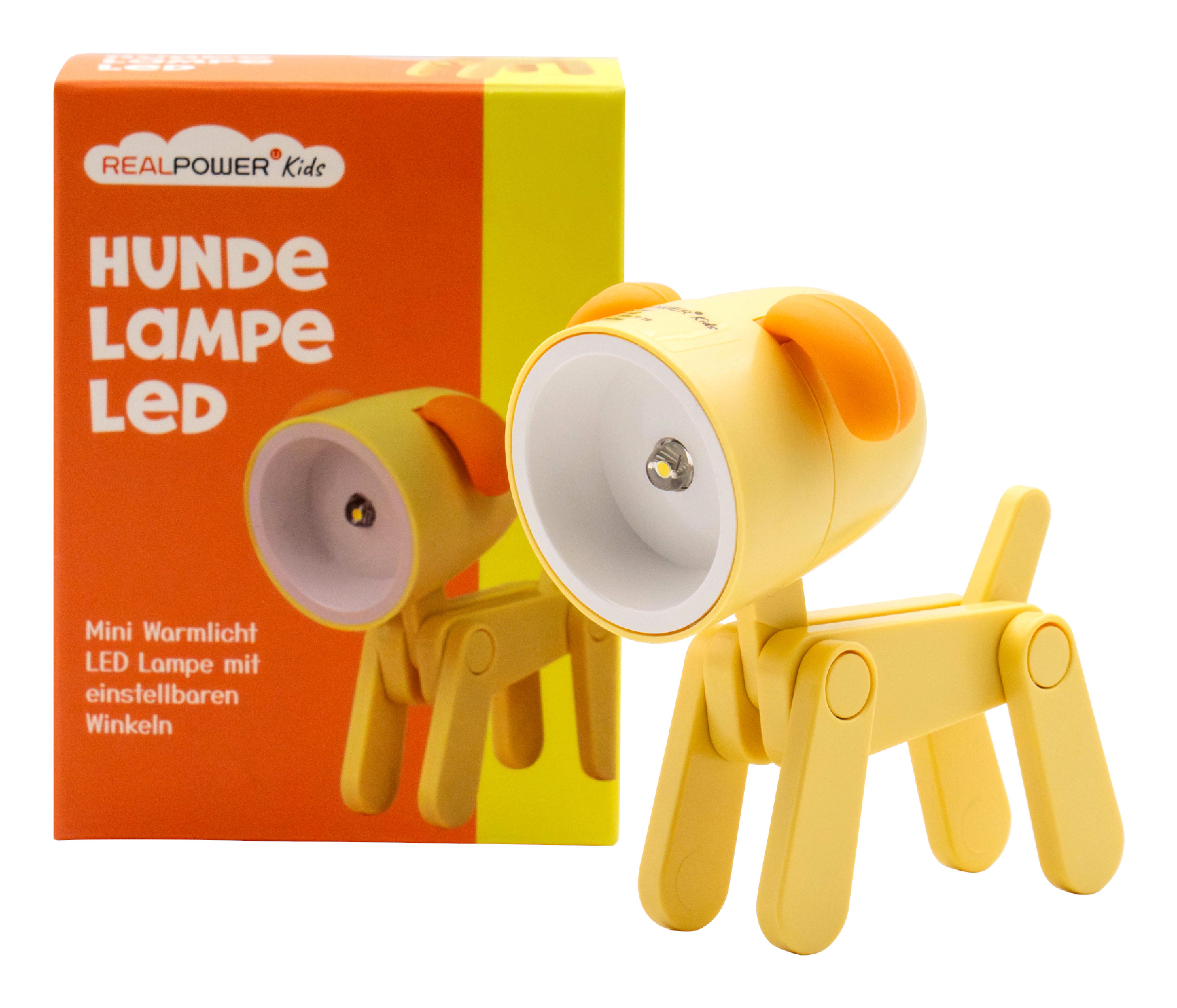 RealPower LED-Tier Taschenlampe Yellow dog