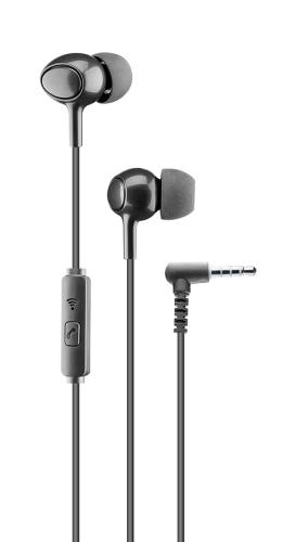 CELLULARLINE In-Ear Univ. Mic Earphone Black