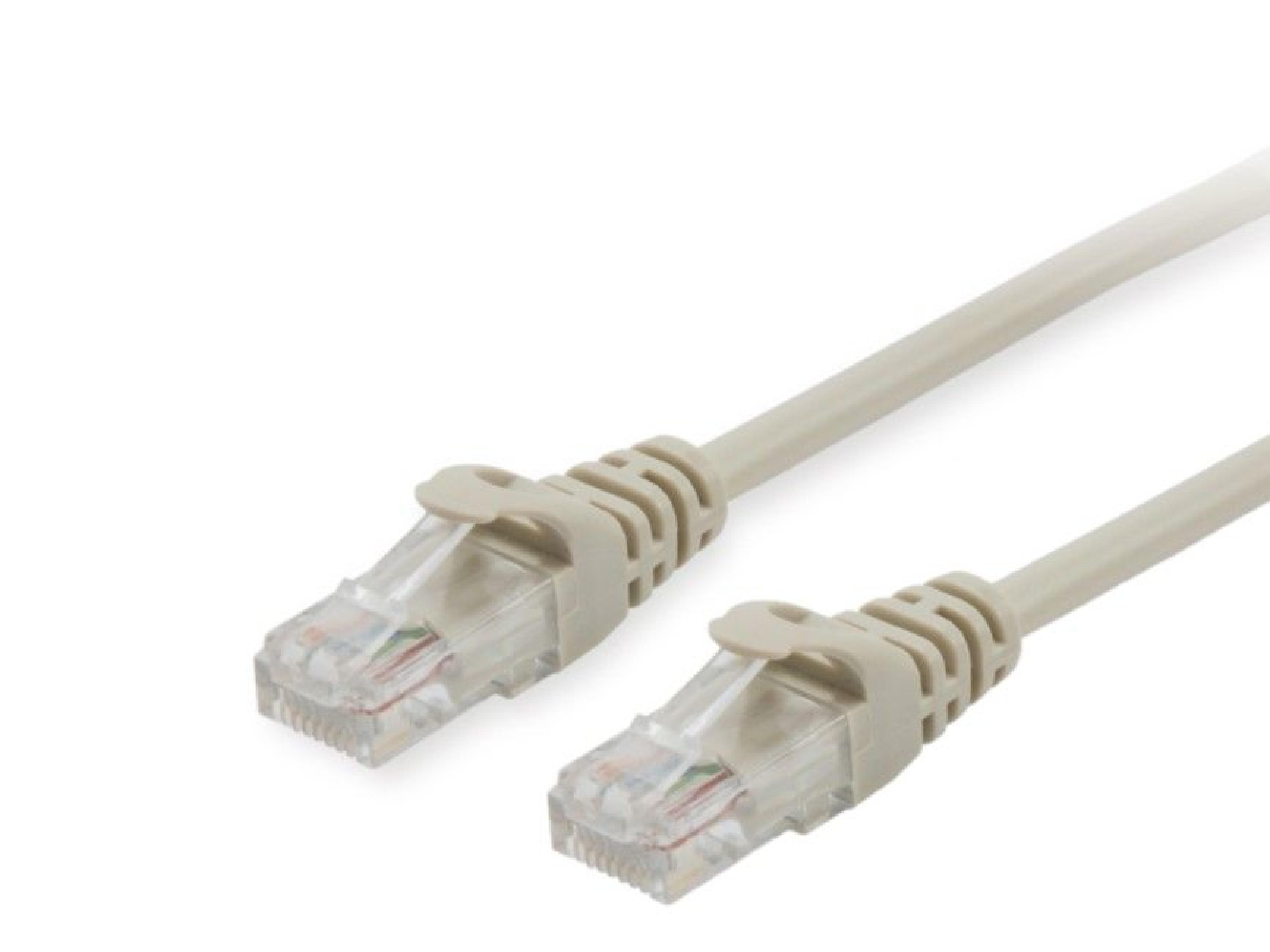 Equip Patchkabel Cat6 U/UTP 2xRJ45 1.00m beige PVC Polybeute