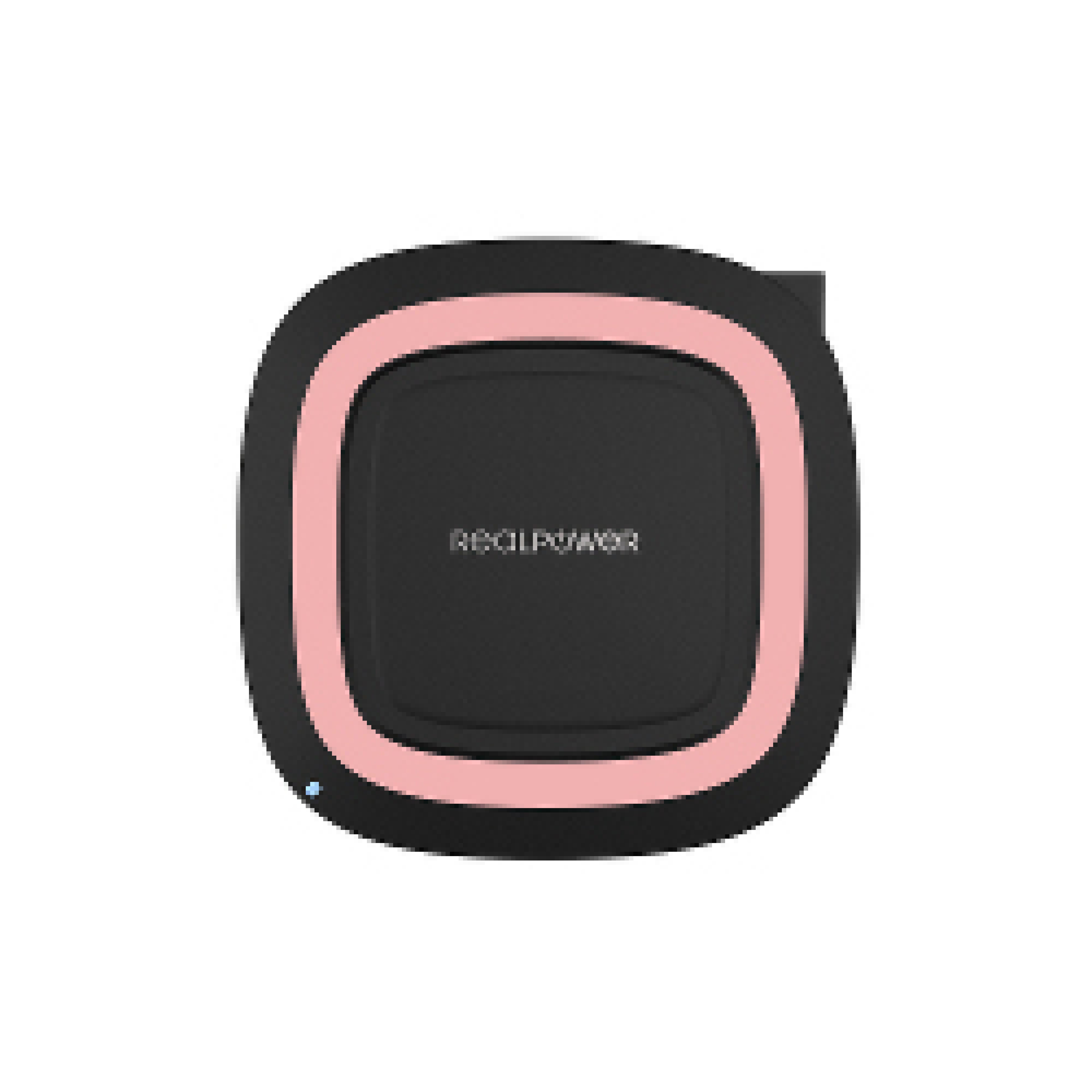 RealPower Ladegeraet FreeCharge-10 + Adapter schwarz/rosa