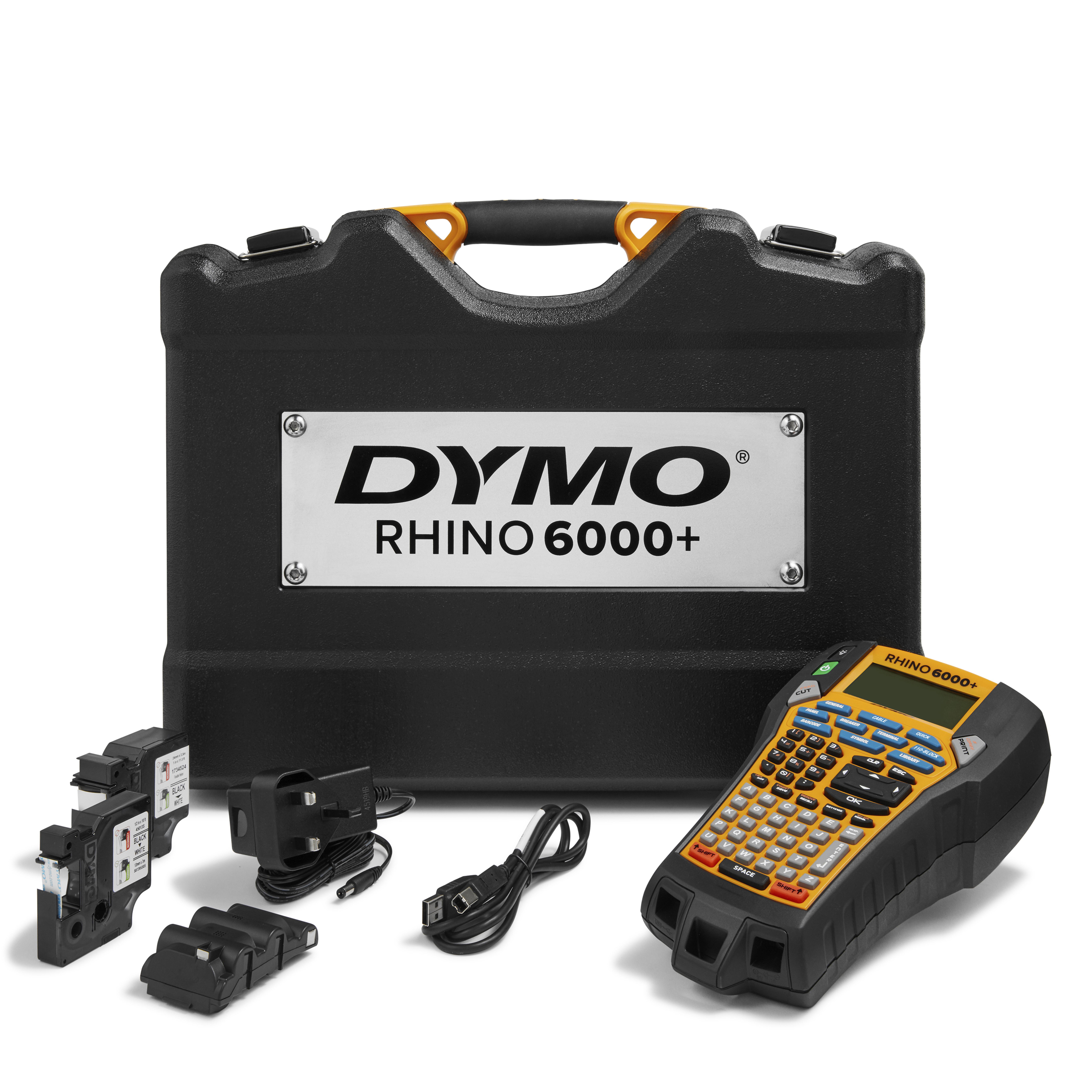 DYMO Rhino 6000+ im stabilen Hartschalenkoffer ABC UK