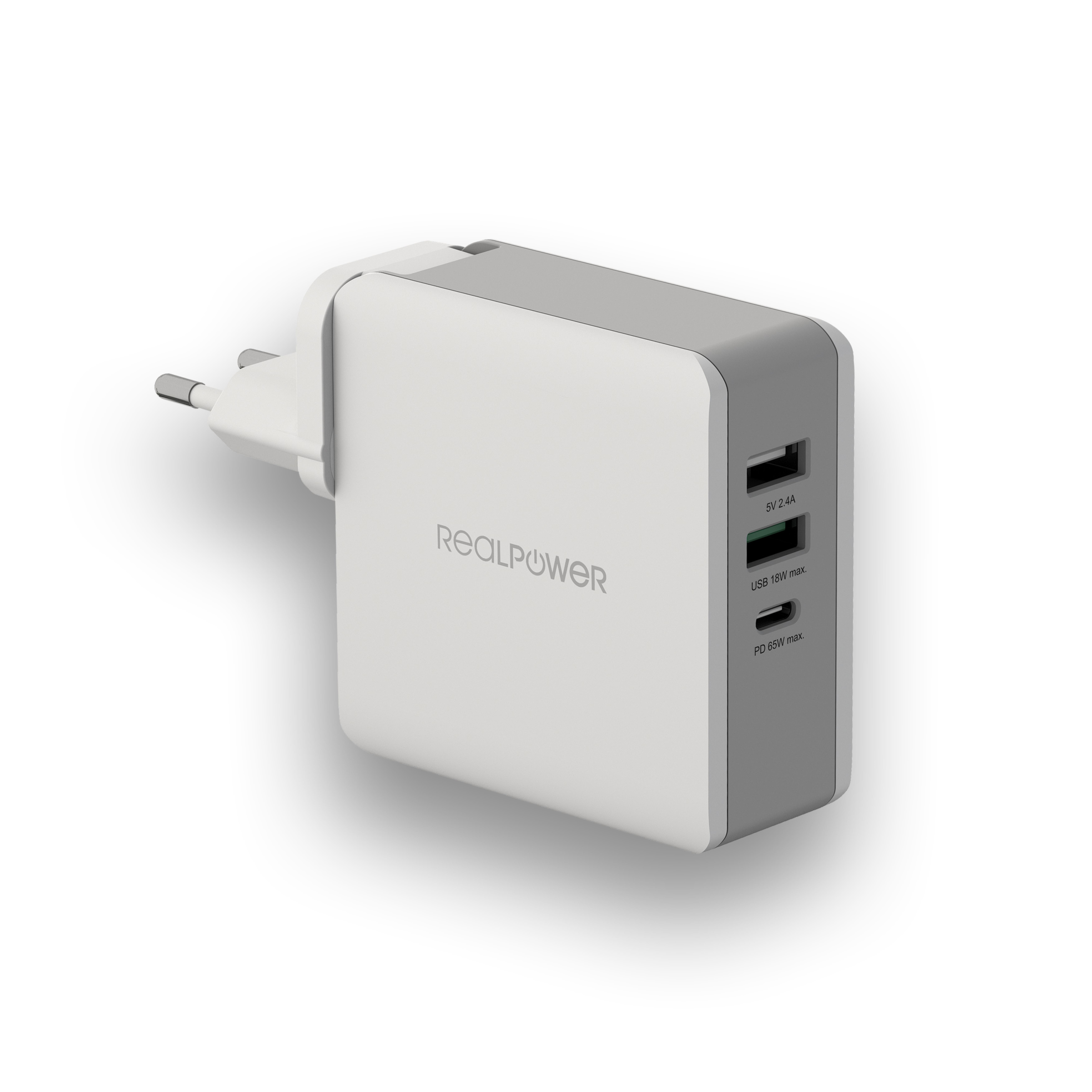 RealPower Ladegeraet DeskCharge-65 Travel 65W