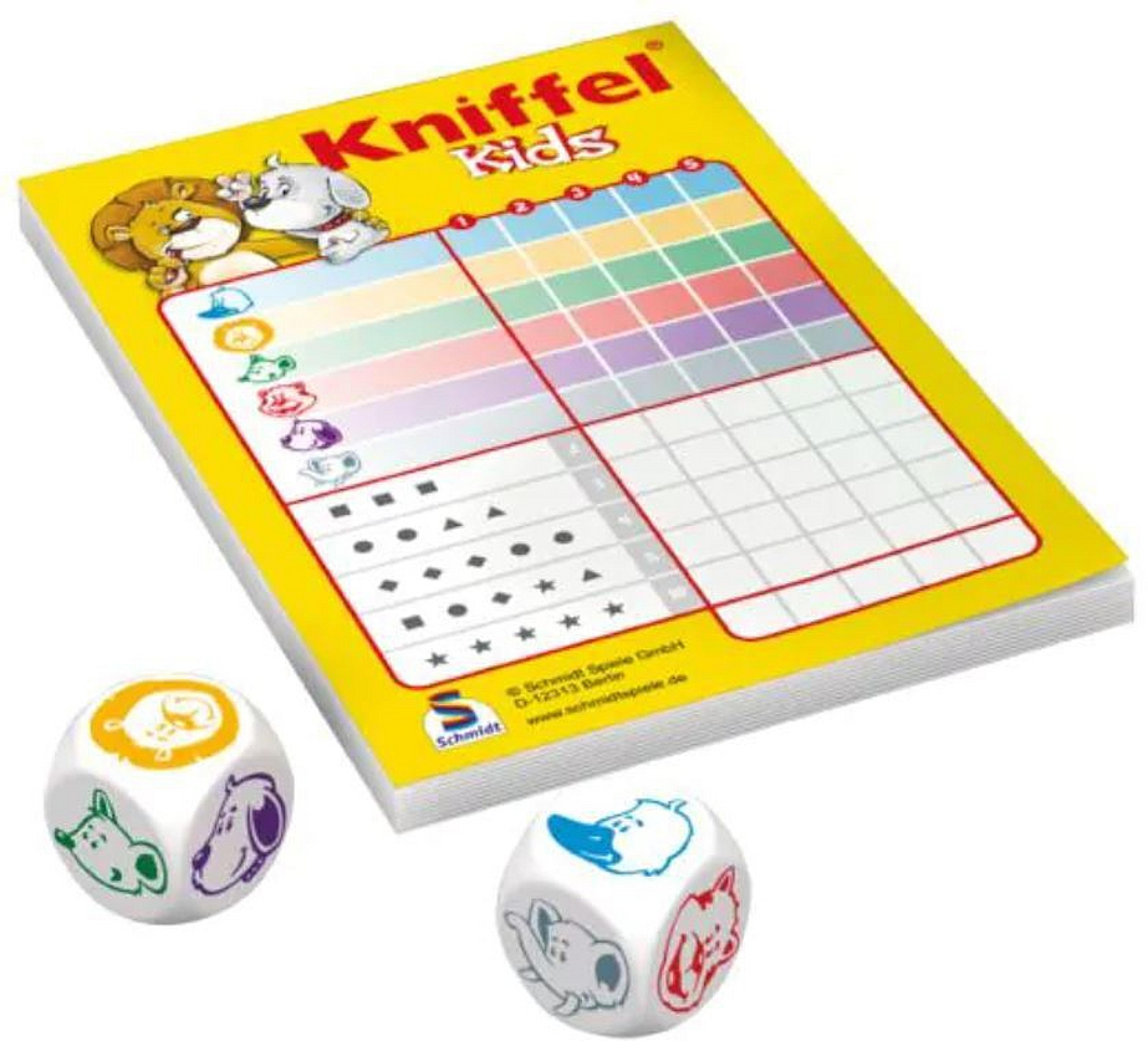 VERLAG: SCHMIDT SPIELE Kniffel Kids, Kinderspiel