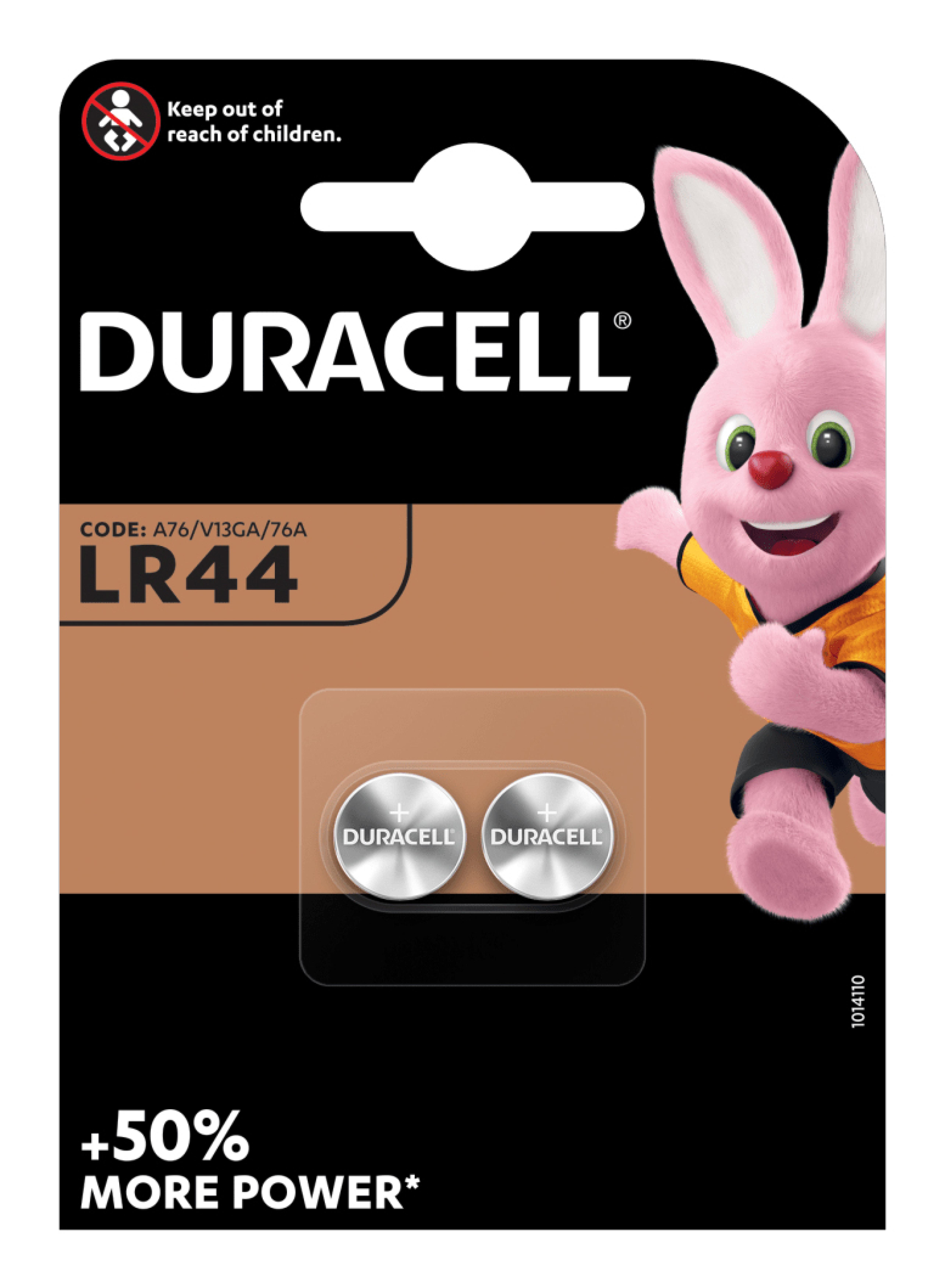Duracell Batterie Knopfzelle LR44 1.5V 2St.