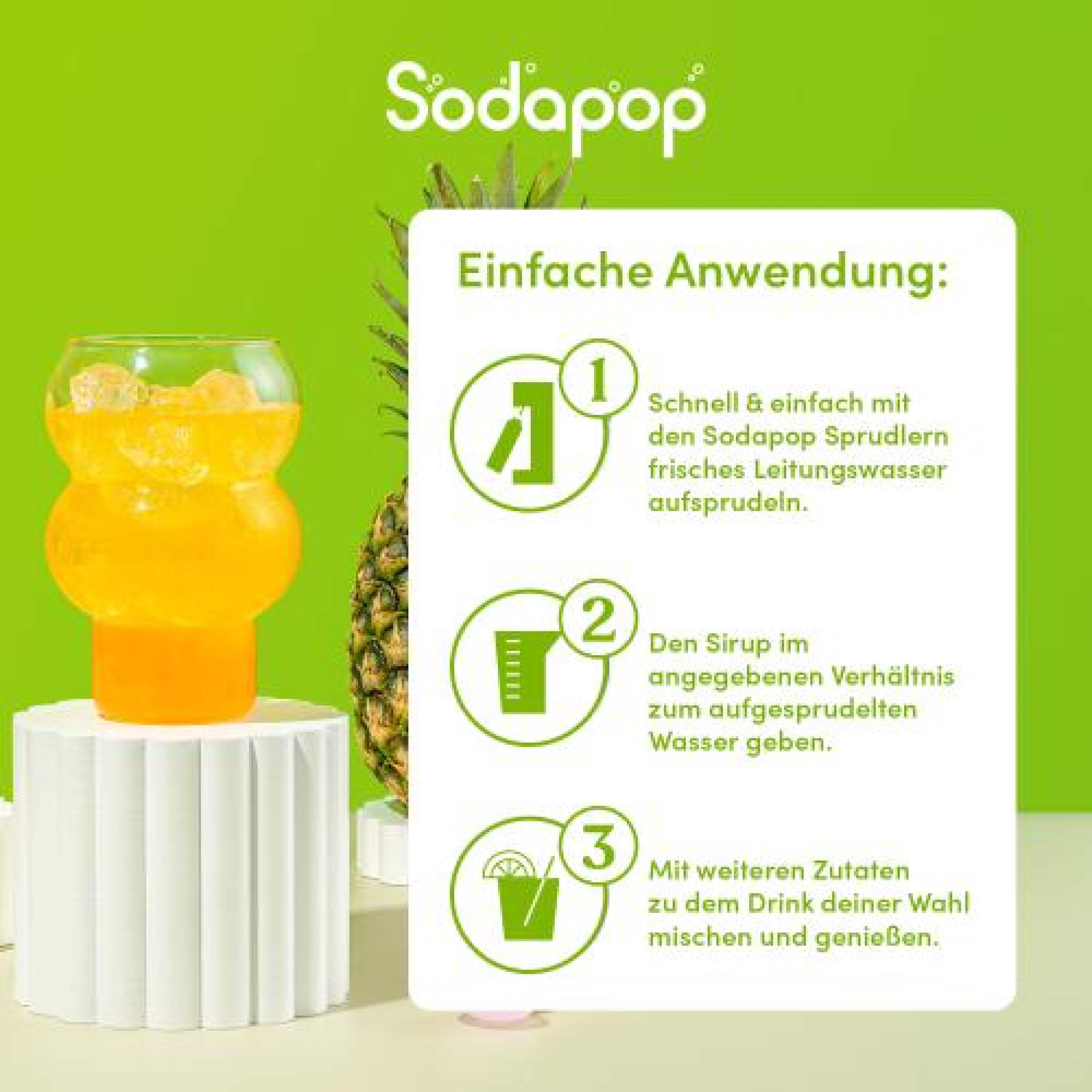 SODAPOP FRITT Sirup 3er Set (je 1 Flasche)