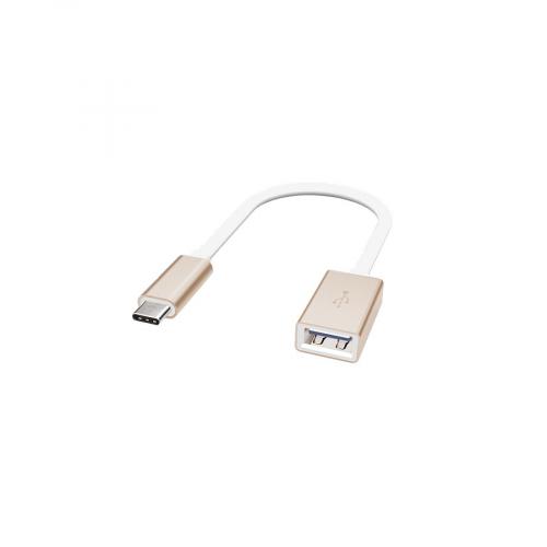 ARTWIZZ USB-C High-Speed Adapter to USB-A female, gold