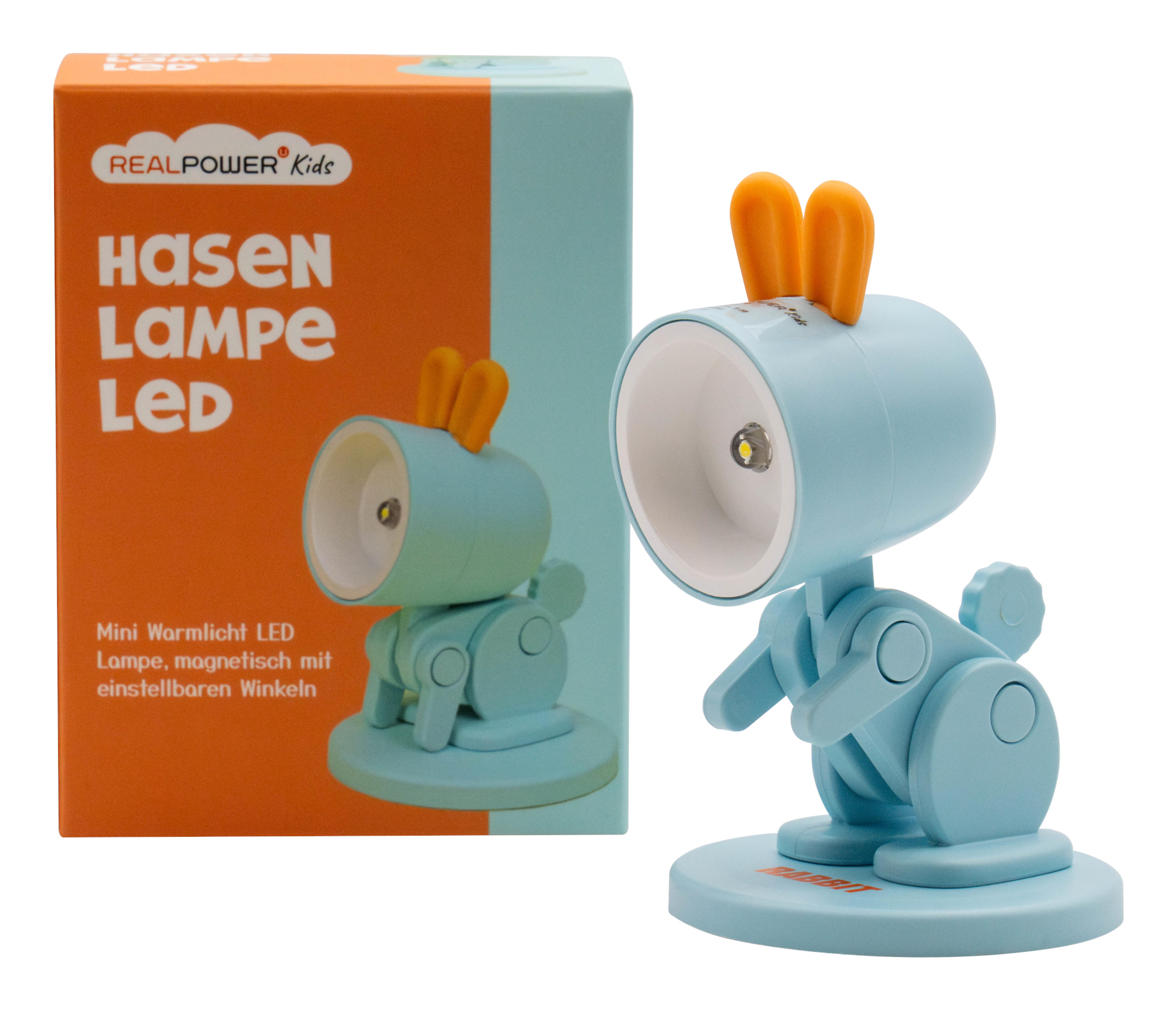 RealPower LED-Tier Taschenlampe Blue rabbit mit Sockel