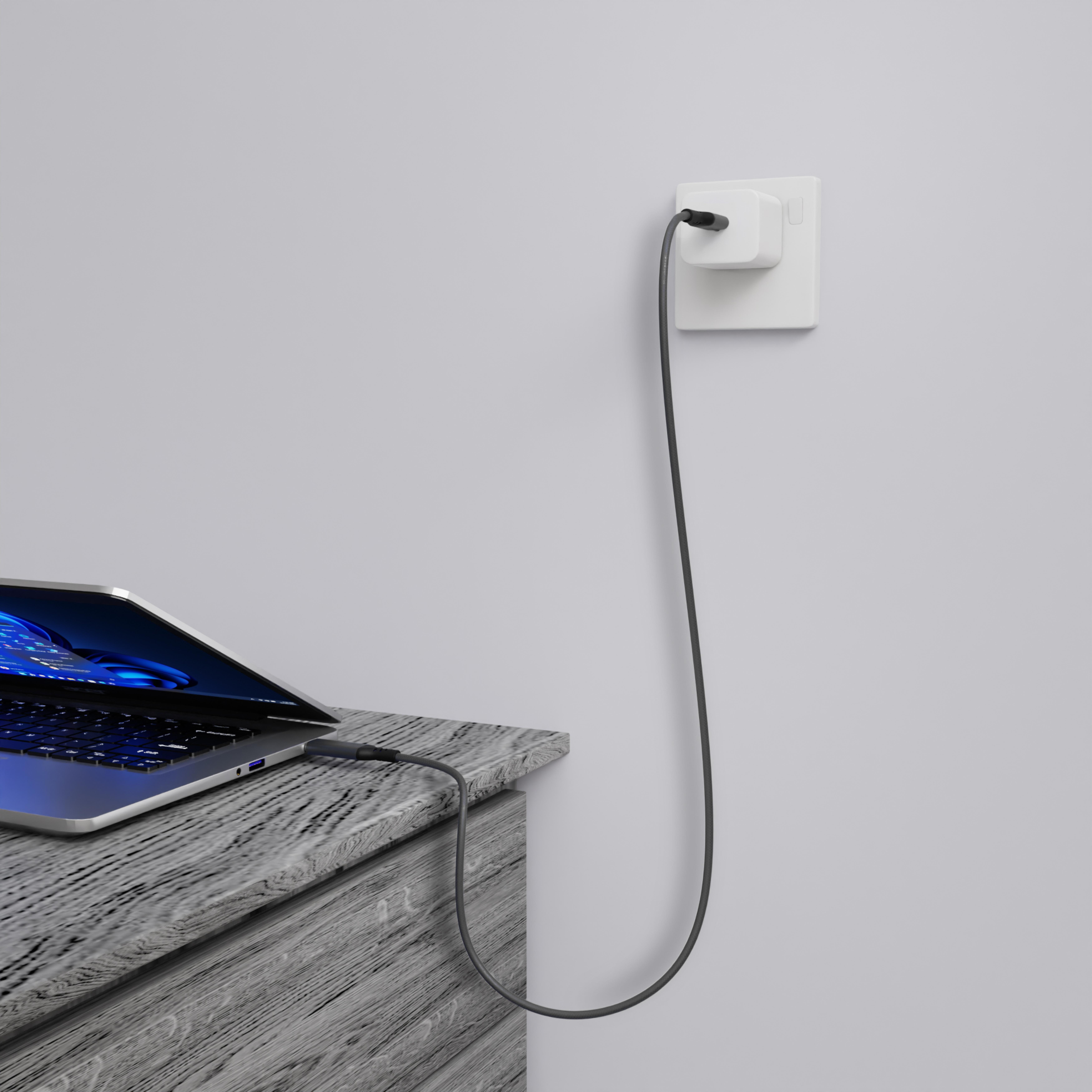 smrter SPEEDY 100 Daten-& Ladekabel 100W PD, USB-C, 100cm BK retail