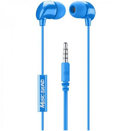 CELLULARLINE In-Ear Earphones With Mic Univ. Blue