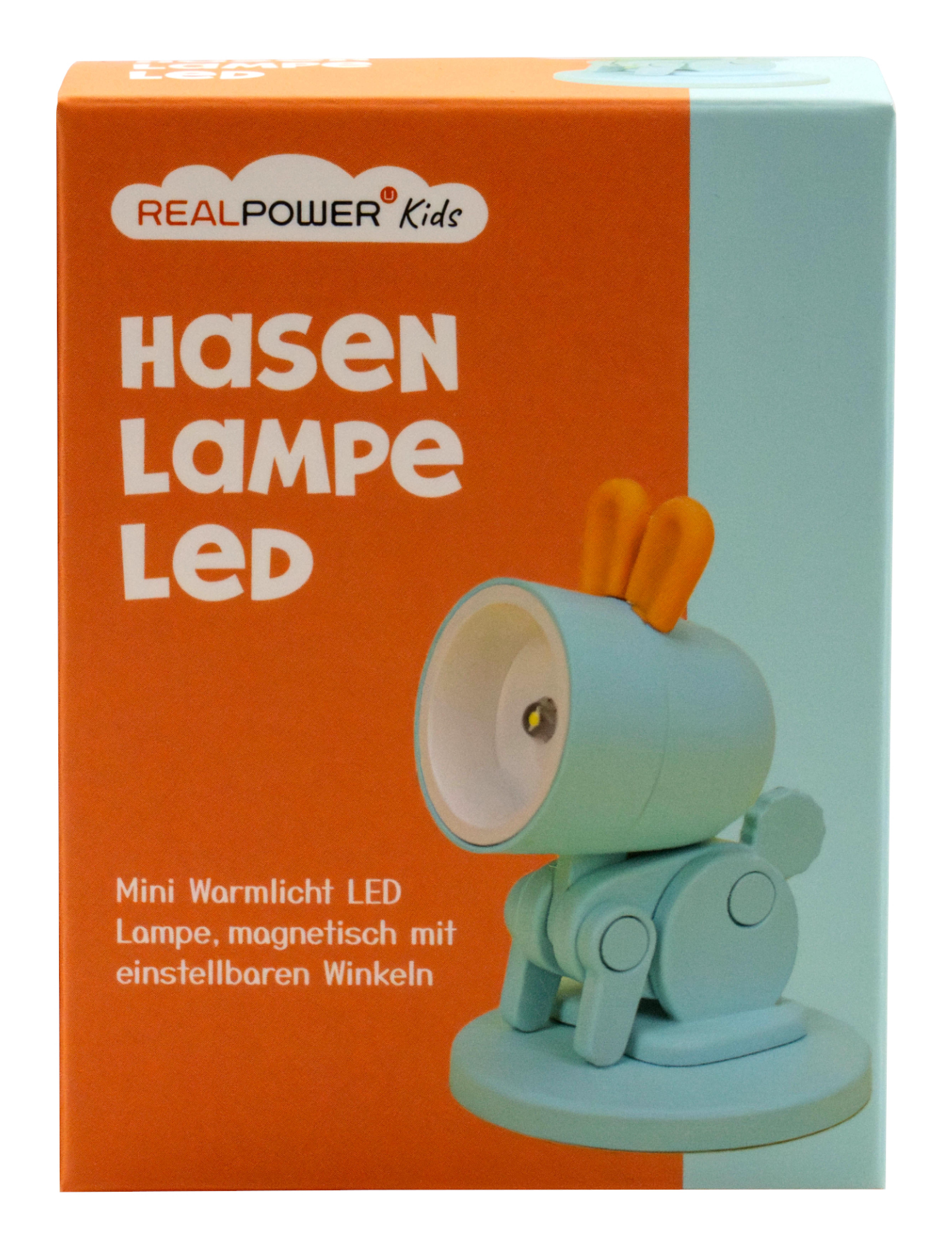 RealPower LED-Tier Taschenlampe Blue rabbit mit Sockel