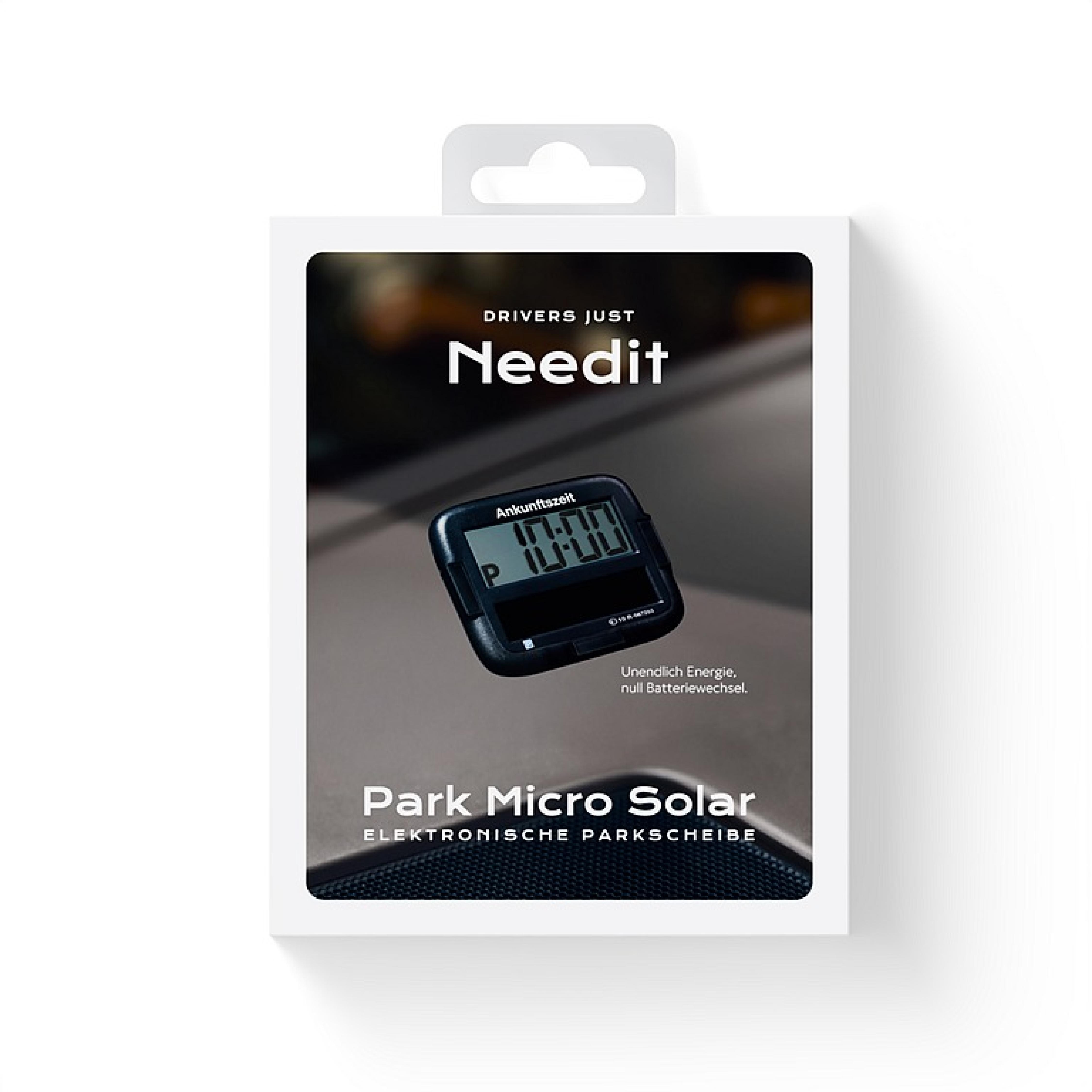 NEEDIT Park Micro Solar, Schwarz