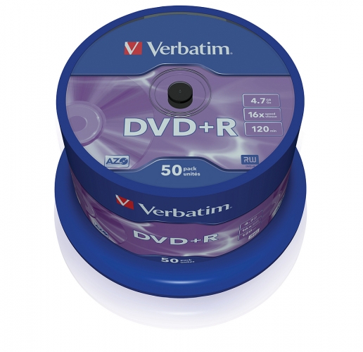 VERBATIM DVD+R AZO 4.7GB 16x 50er Spindel