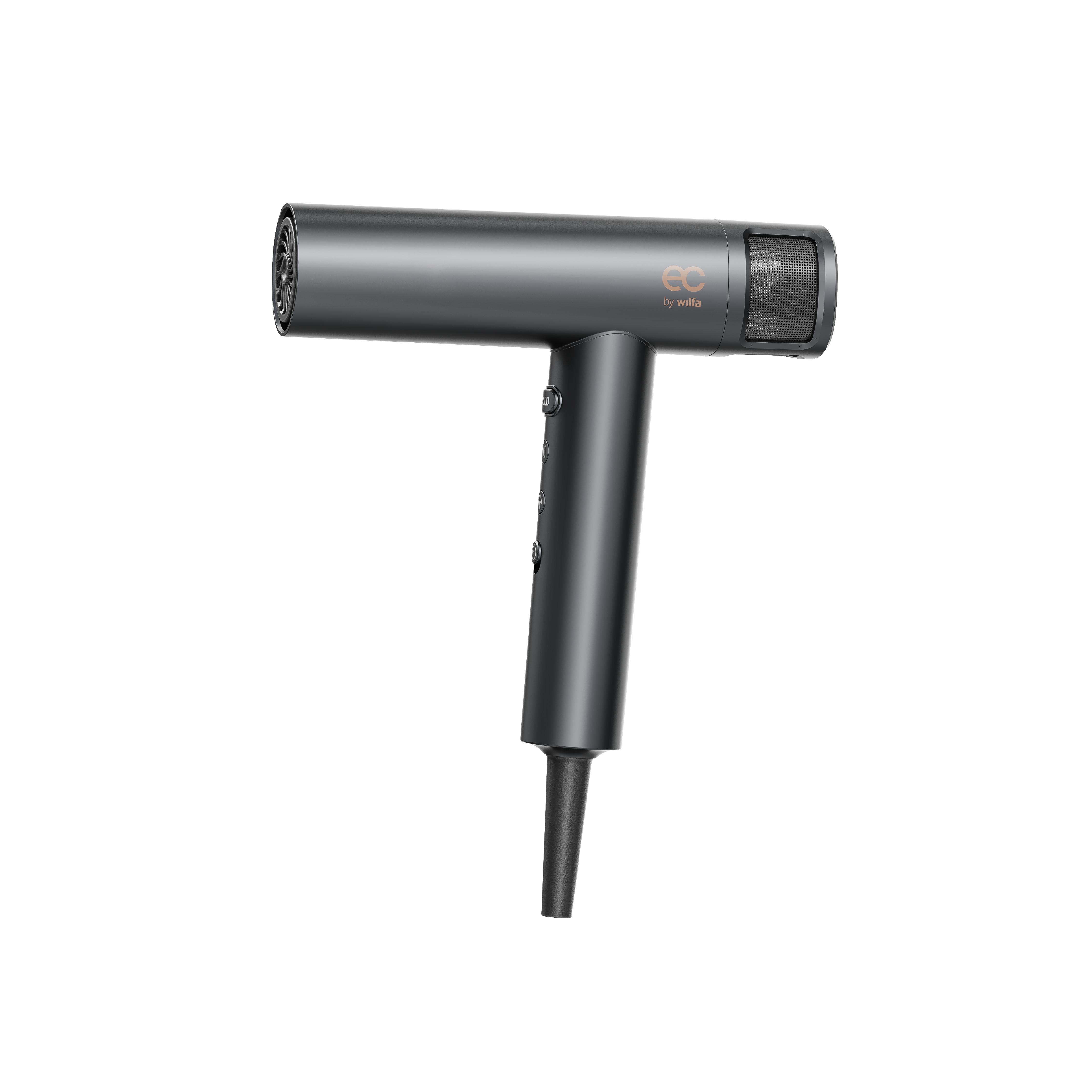 EC BY WILFA Haartrockner Föhn STREAM ION SYSTEM HD1G-I1600, anthrazit