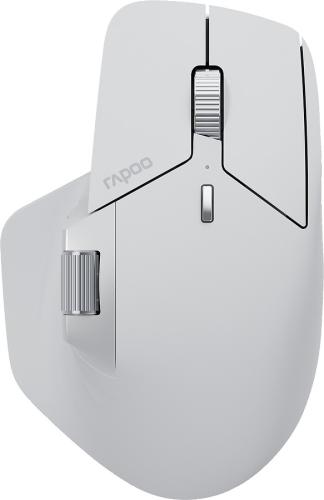 RAPOO MT760M - rechargeable Mouse Wireless, Bluetooth Grey White