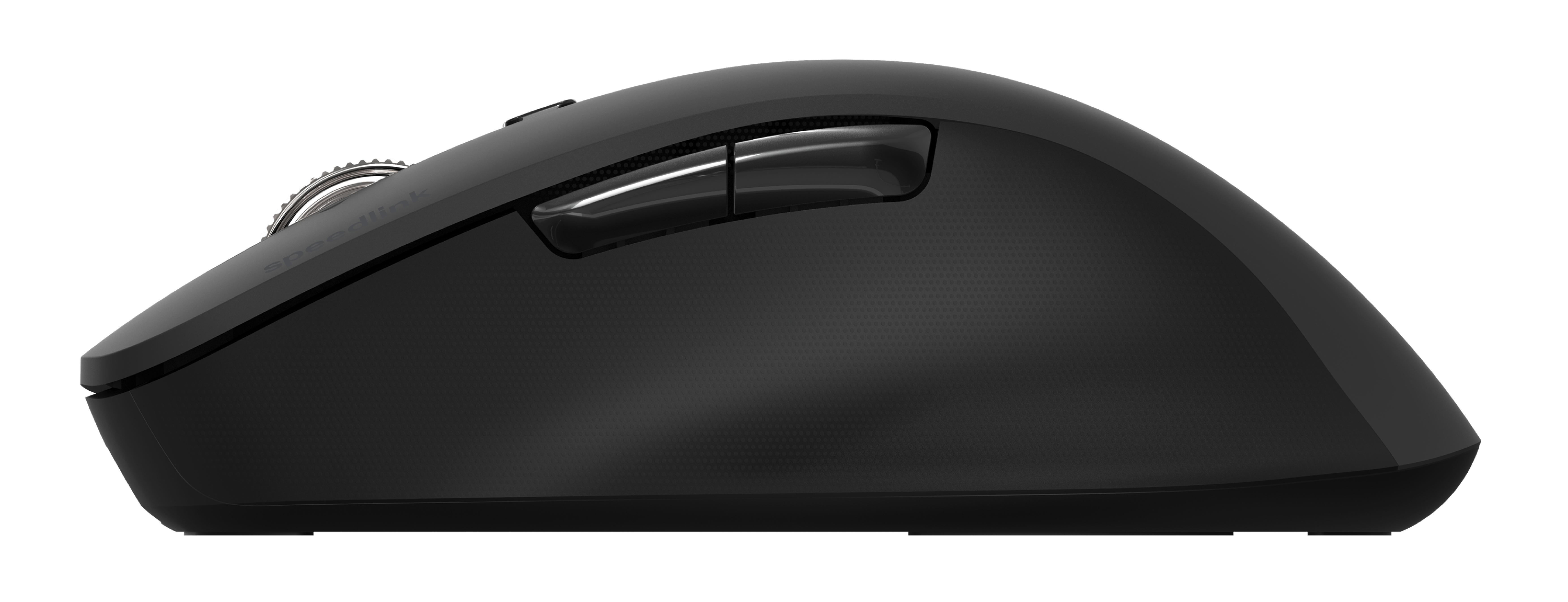 SPEEDLINK VELORA Rechargeable Mouse - Wireless, Bluetooth, Smart Flying Scroll Wheel, black