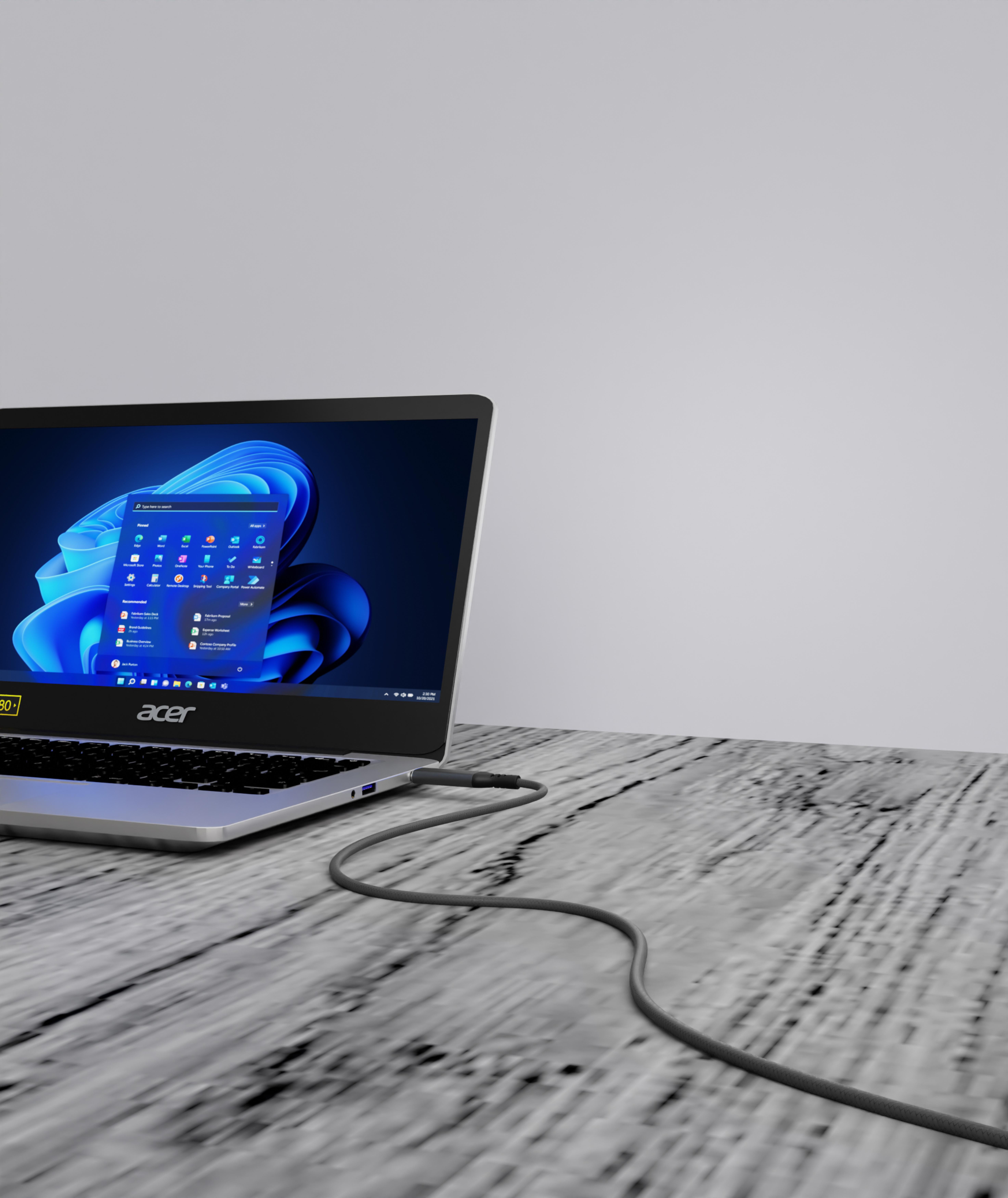smrter SPEEDY 100 Daten-& Ladekabel 100W PD, USB-C, 200cm BK retail