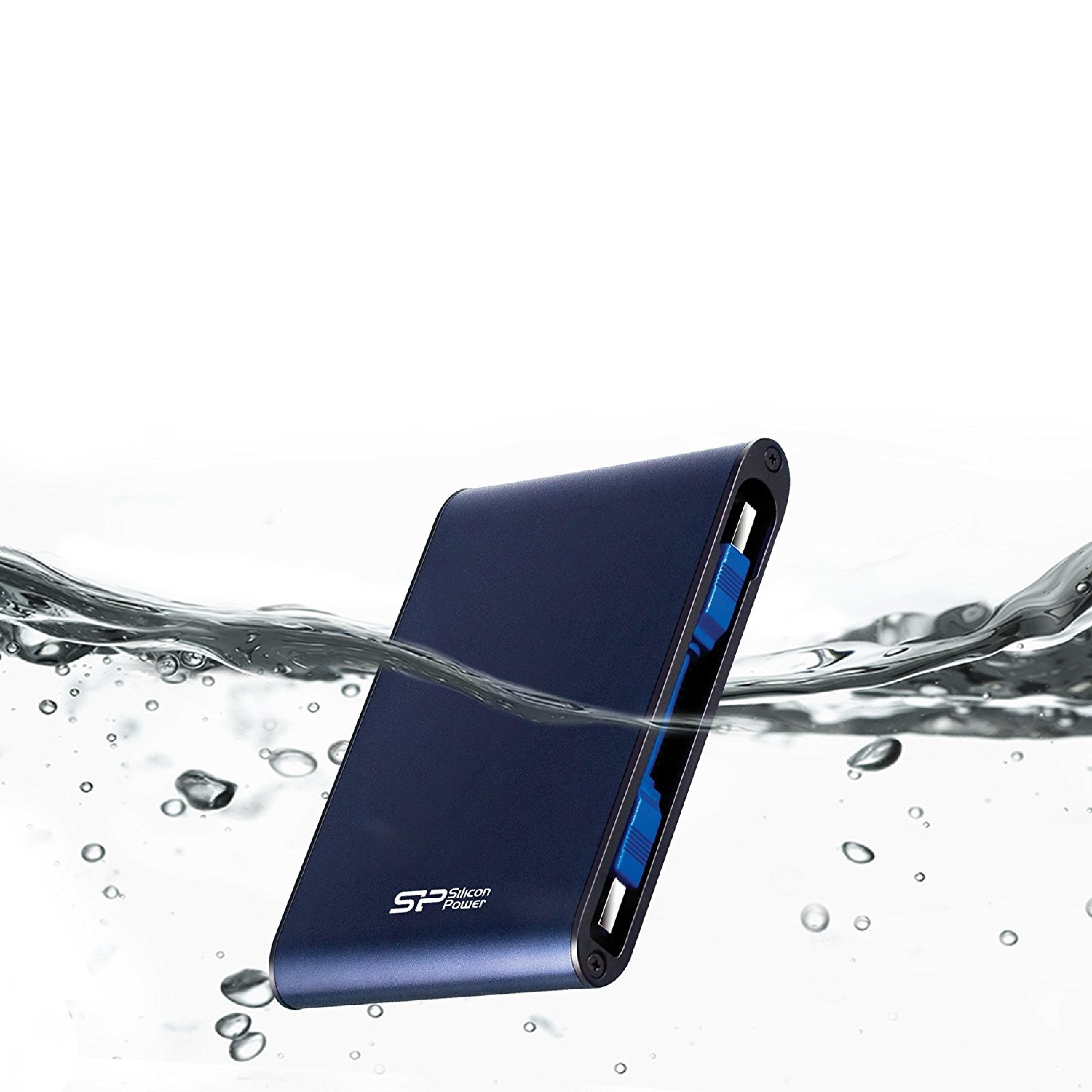 Silicon Power Festplatte 6.3cm 1TB USB3.0 A80Anti-shock/blue extern re