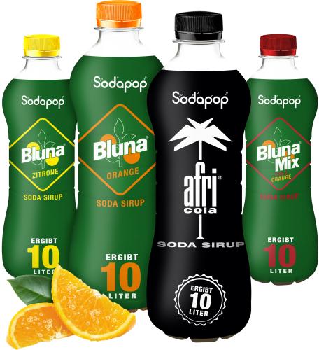 SODAPOP BLUNA & AFRI Sirup 4er Set