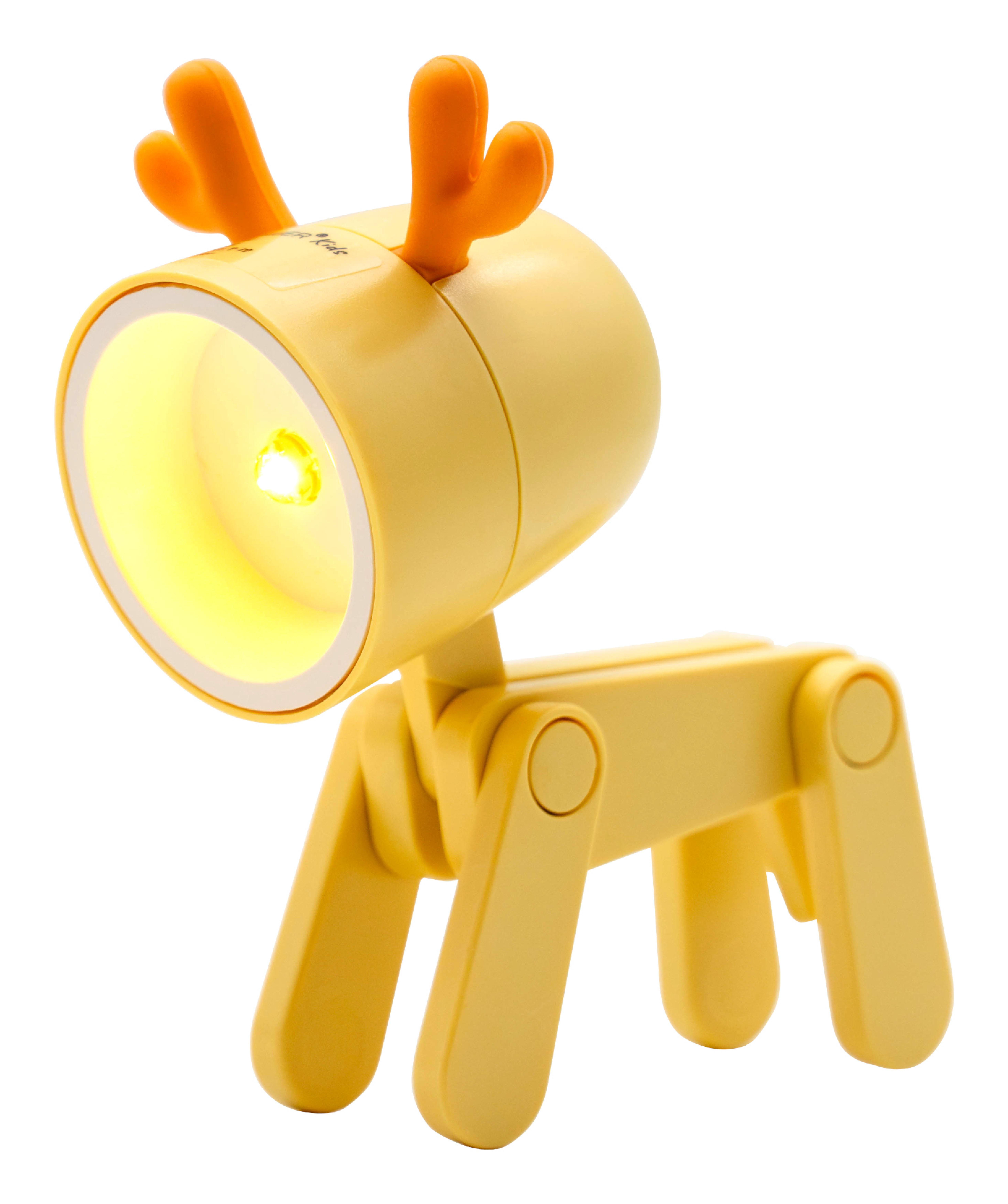 RealPower LED-Tier Taschenlampe Yellow deer