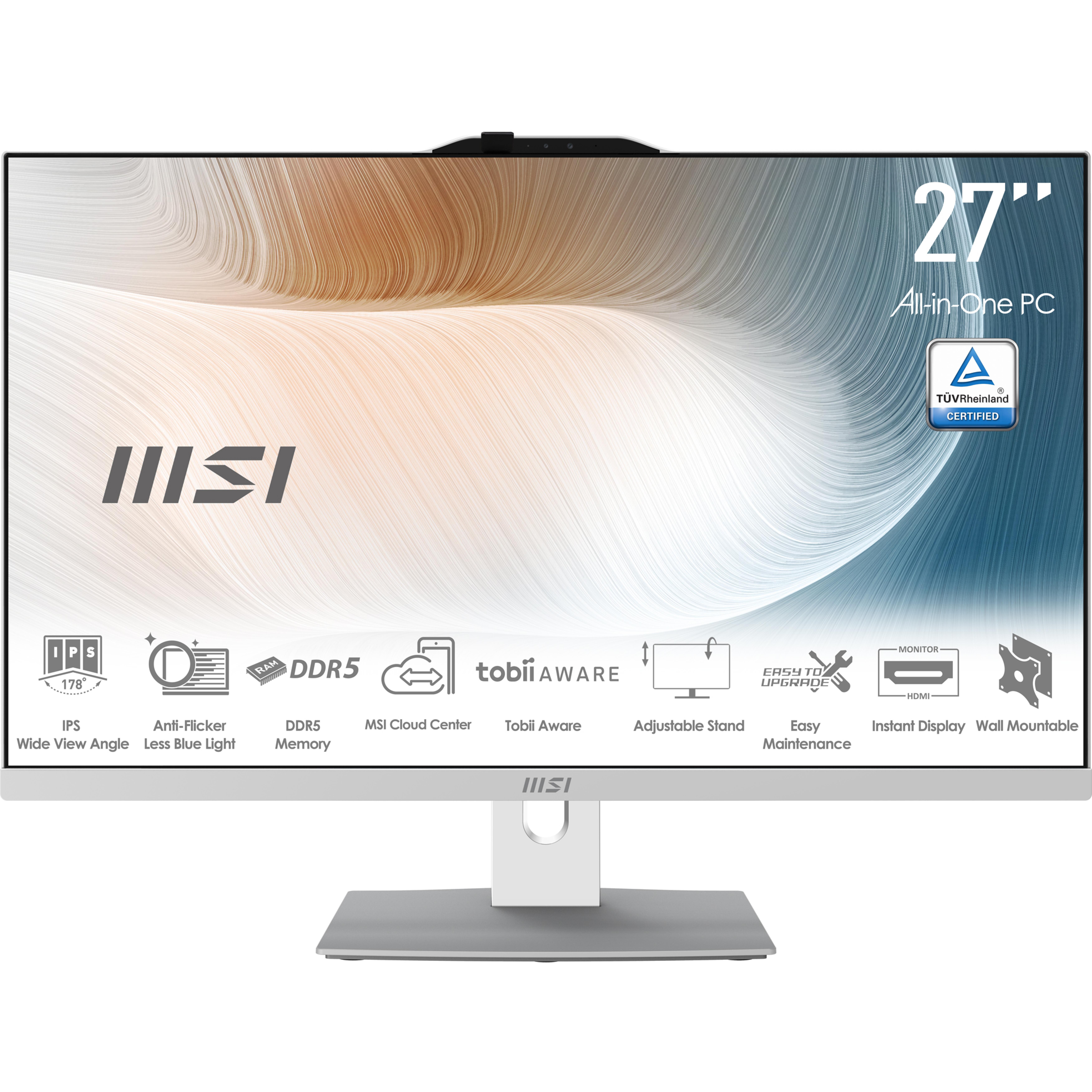 MSI Modern AM272P 1M-1426AT i5-14 27" LED FHD 16GB/512GB SSD W11 Home