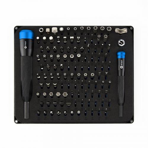 IFIXIT Manta Driver Kit, Präzisions Bit Set mit 112 Bits, 4mm + 1/4" Driver