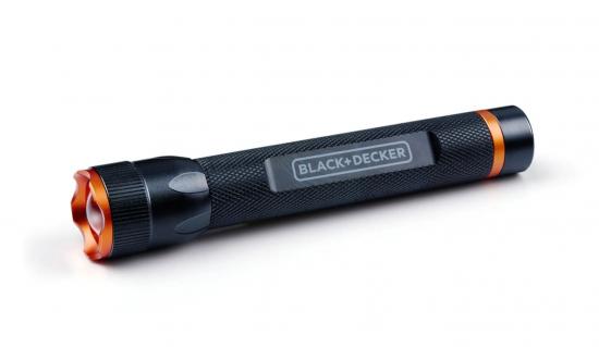 BLACK & DECKER LED-Taschenlampe 3,5 Watt - 200 Lumen - 65 Meter Reichweite - Durchmesser 27 mm - Länge 148 mm