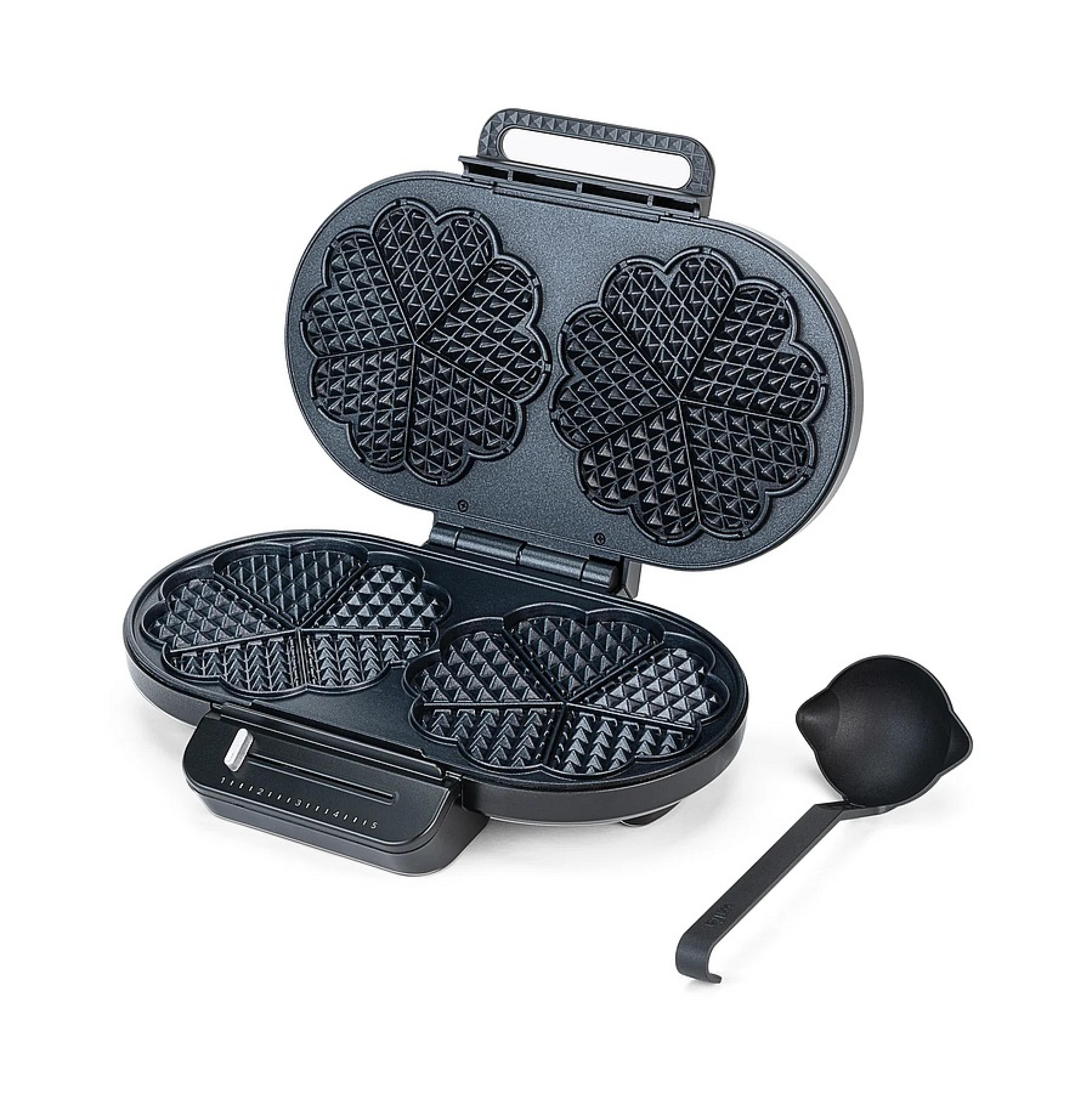 WILFA Waffeleisen CLASSIC DOUBLE, 1200W, 2x 16cm, WM4DB-160, schwarz